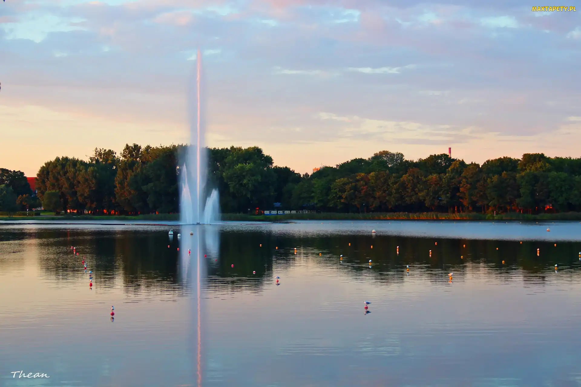 Fontanna, Poznań, Jezioro Malta