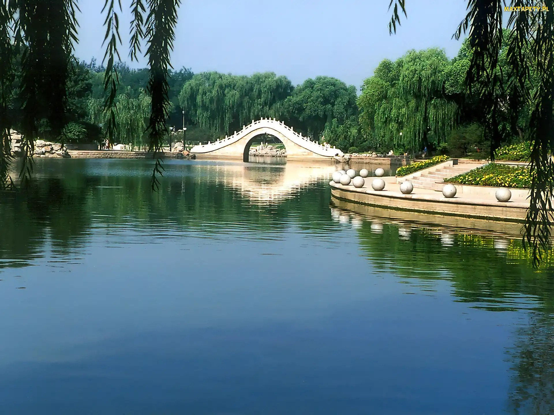 Chiny, Dragon, Park, Jezioro
