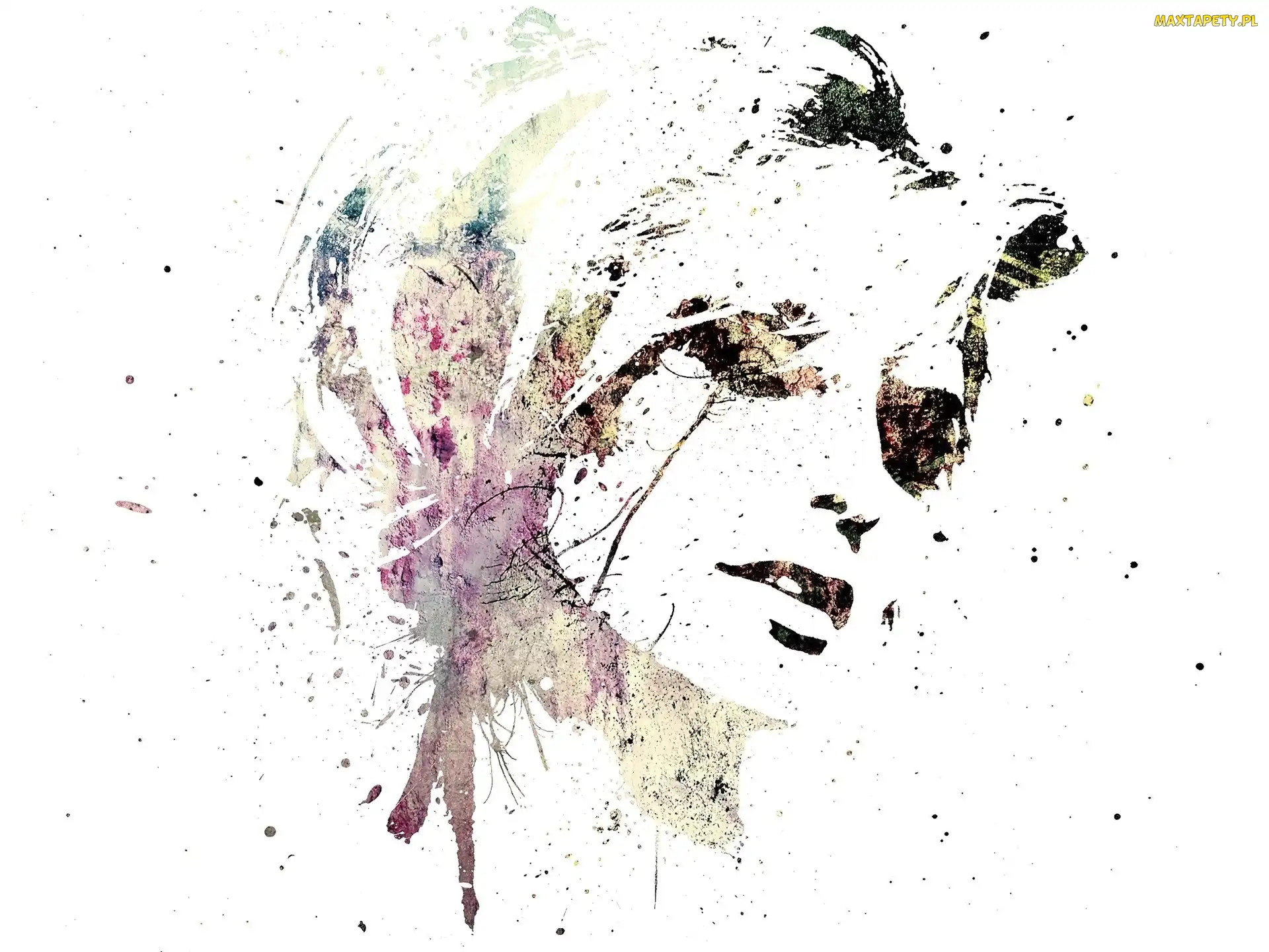 Kobieta, Grafika, Twarz