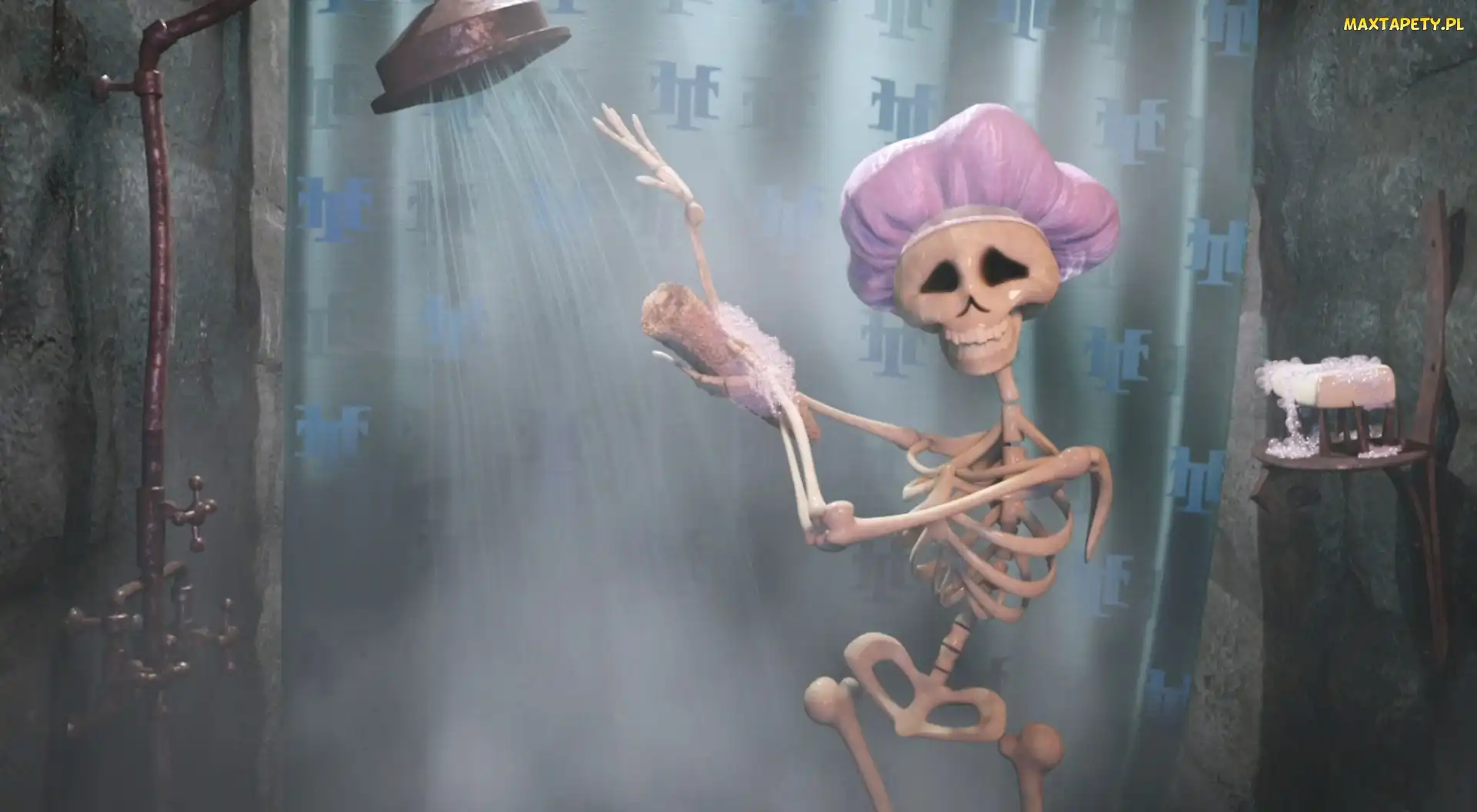 Prysznic, Kościotrup, Hotel Transylvania