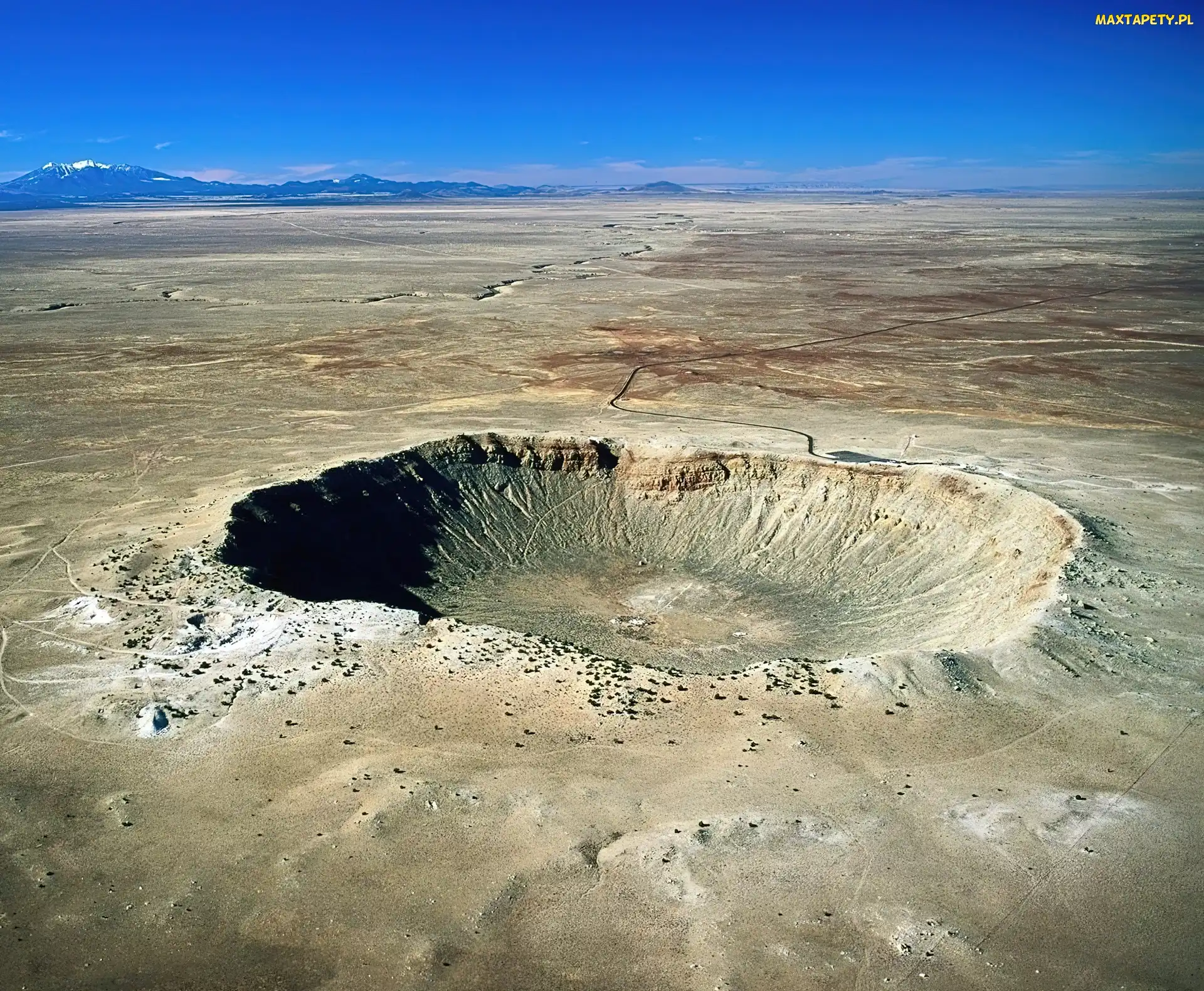 Krater Brringera, Pustynia