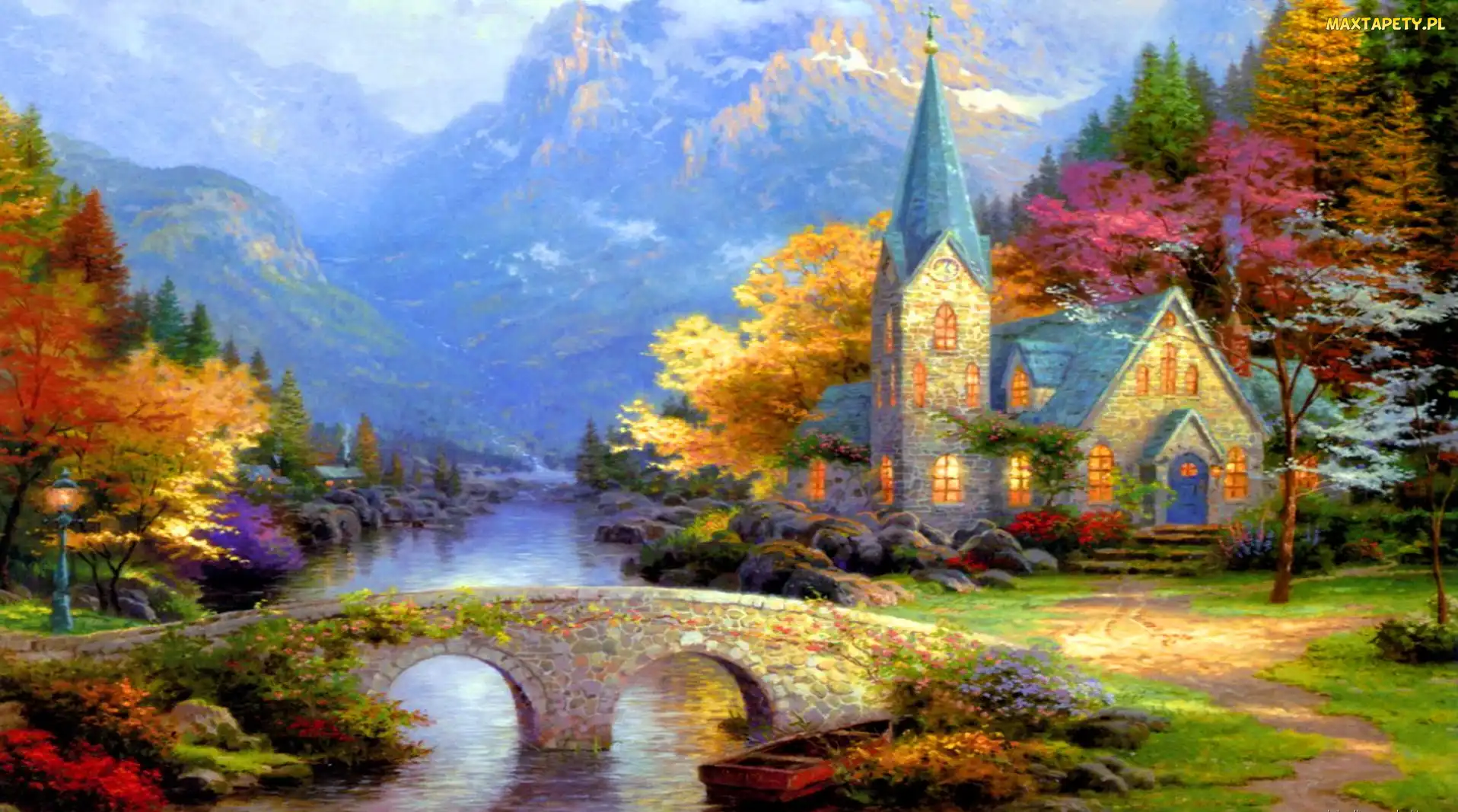 Kościół, Rzeka, Most