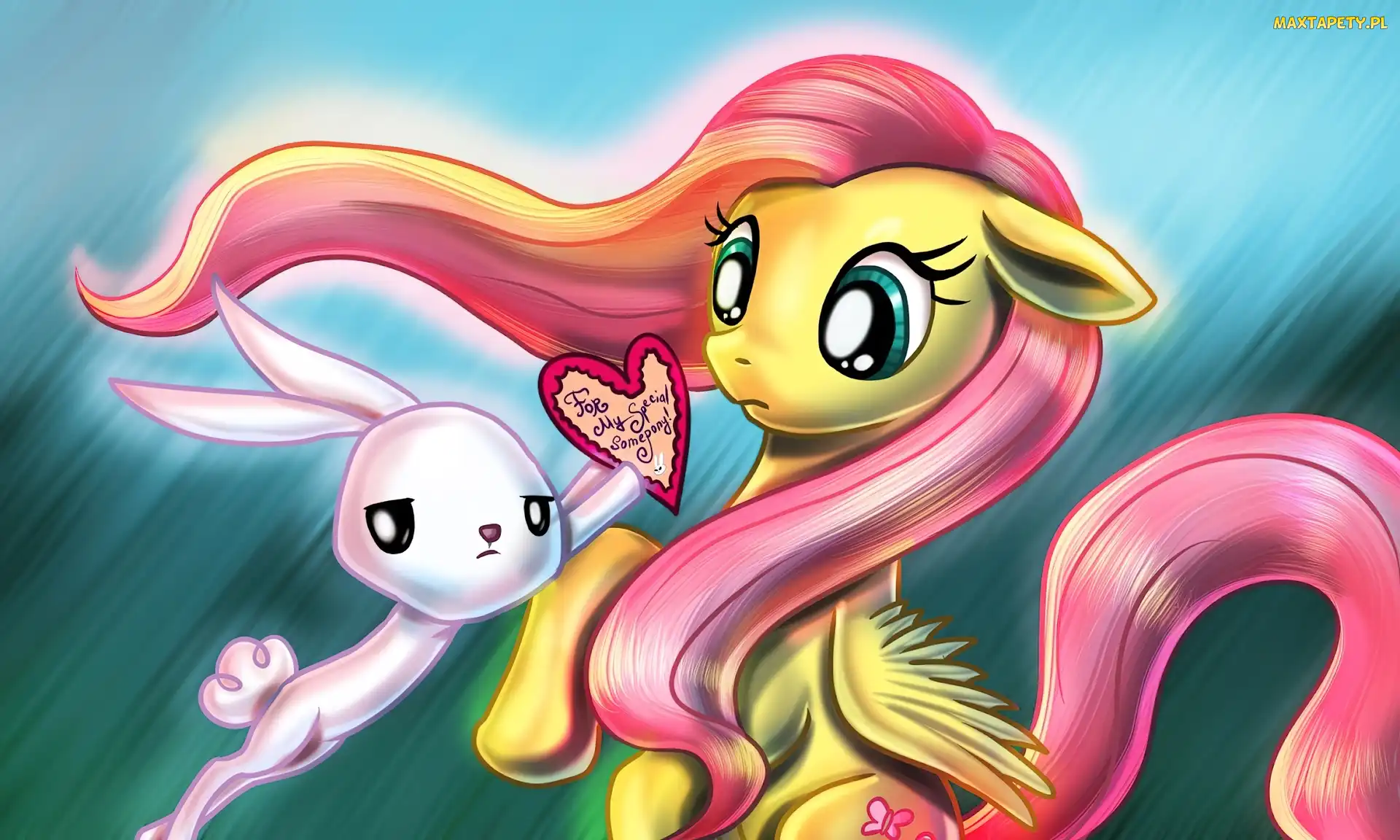 Flutershy, Angel, My Little Pony Przyjaźń To Magia