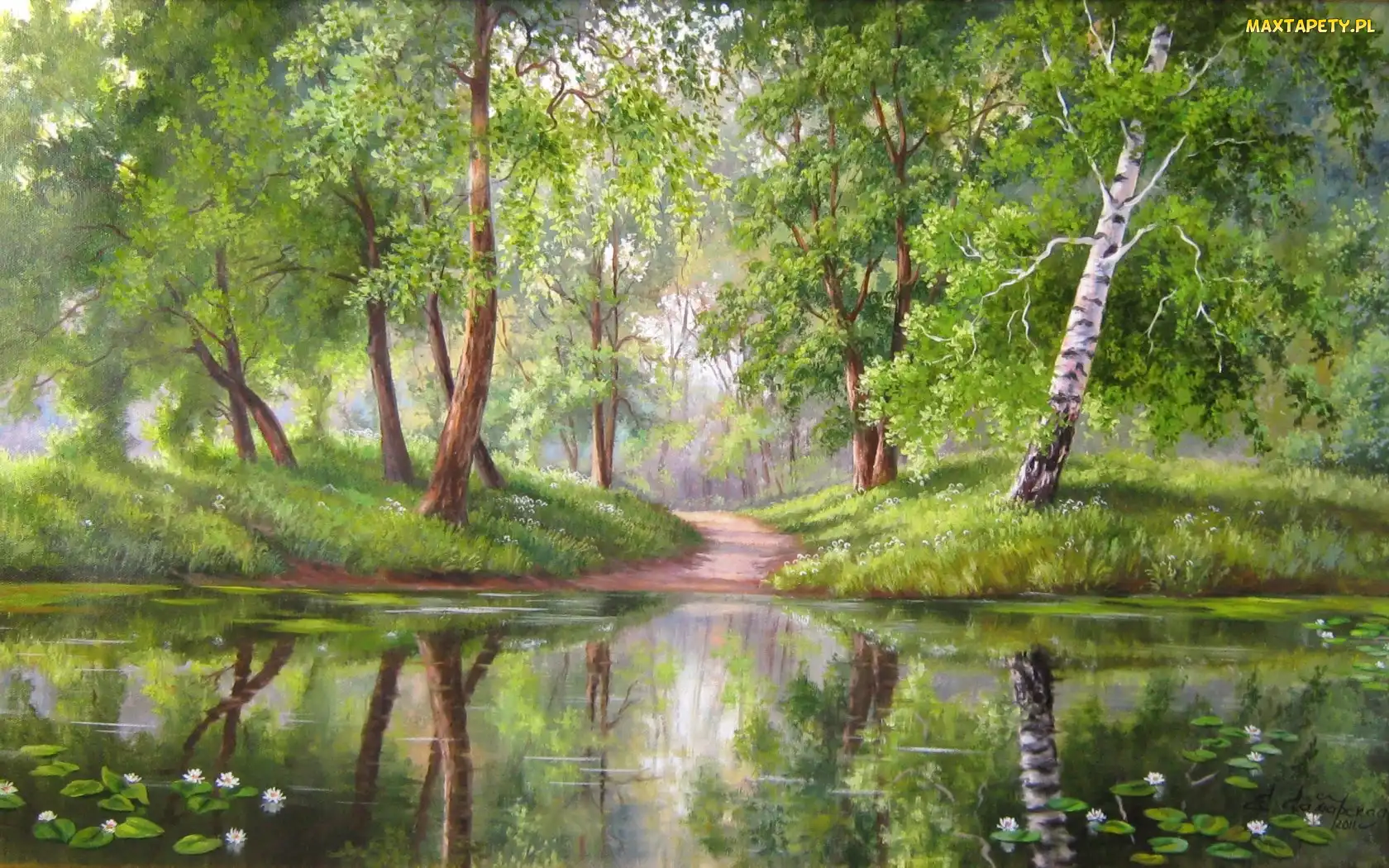 Jezioro, Las