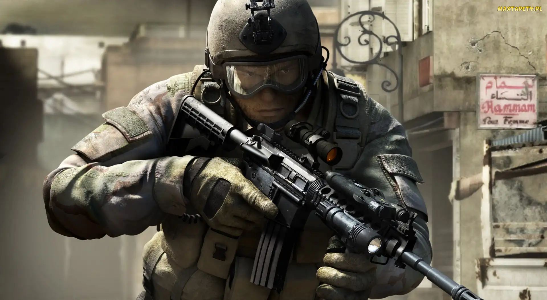 Żołnierz, Battlefield 3, Uzbrojony