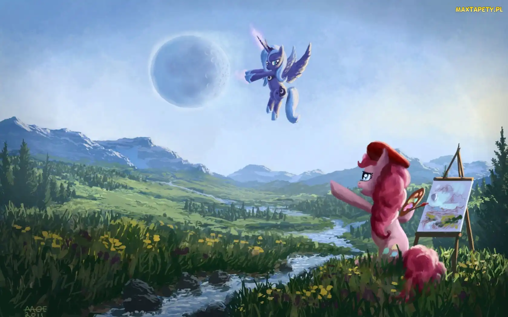 Luna, Pinkie Pie, My Little Pony Przyjaźń To Magia