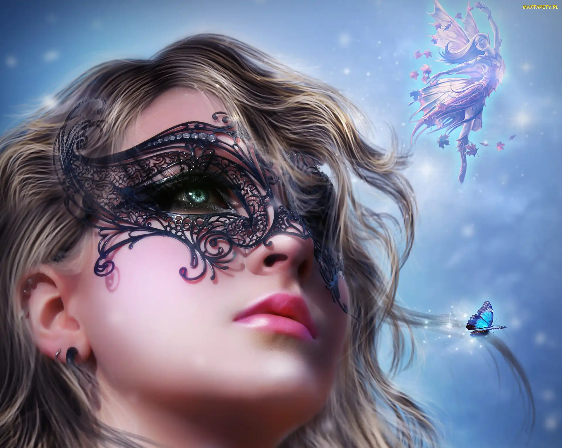 Fantasy, Motyl, Kobieta