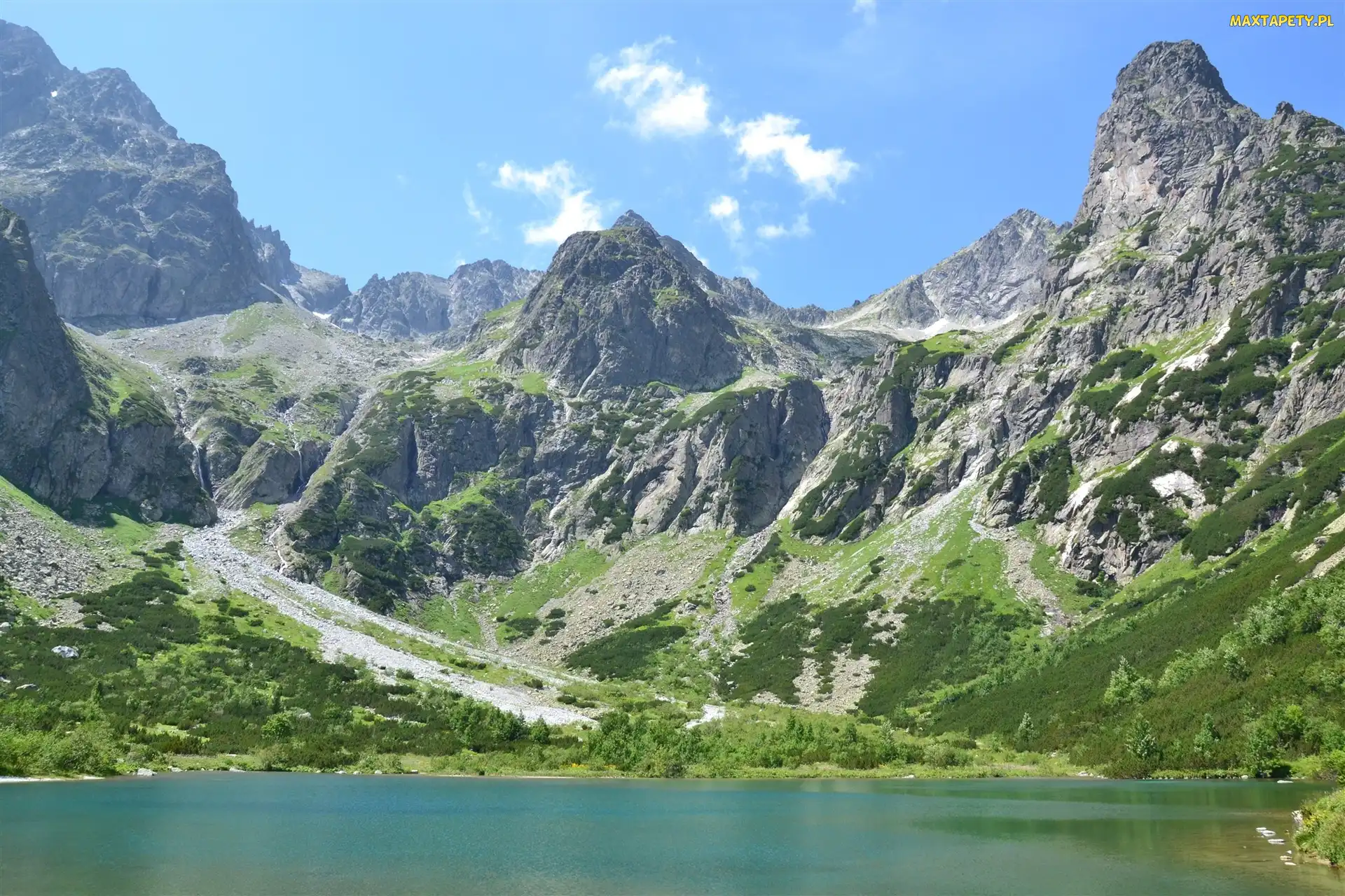 Jezioro, Niebo, Góry