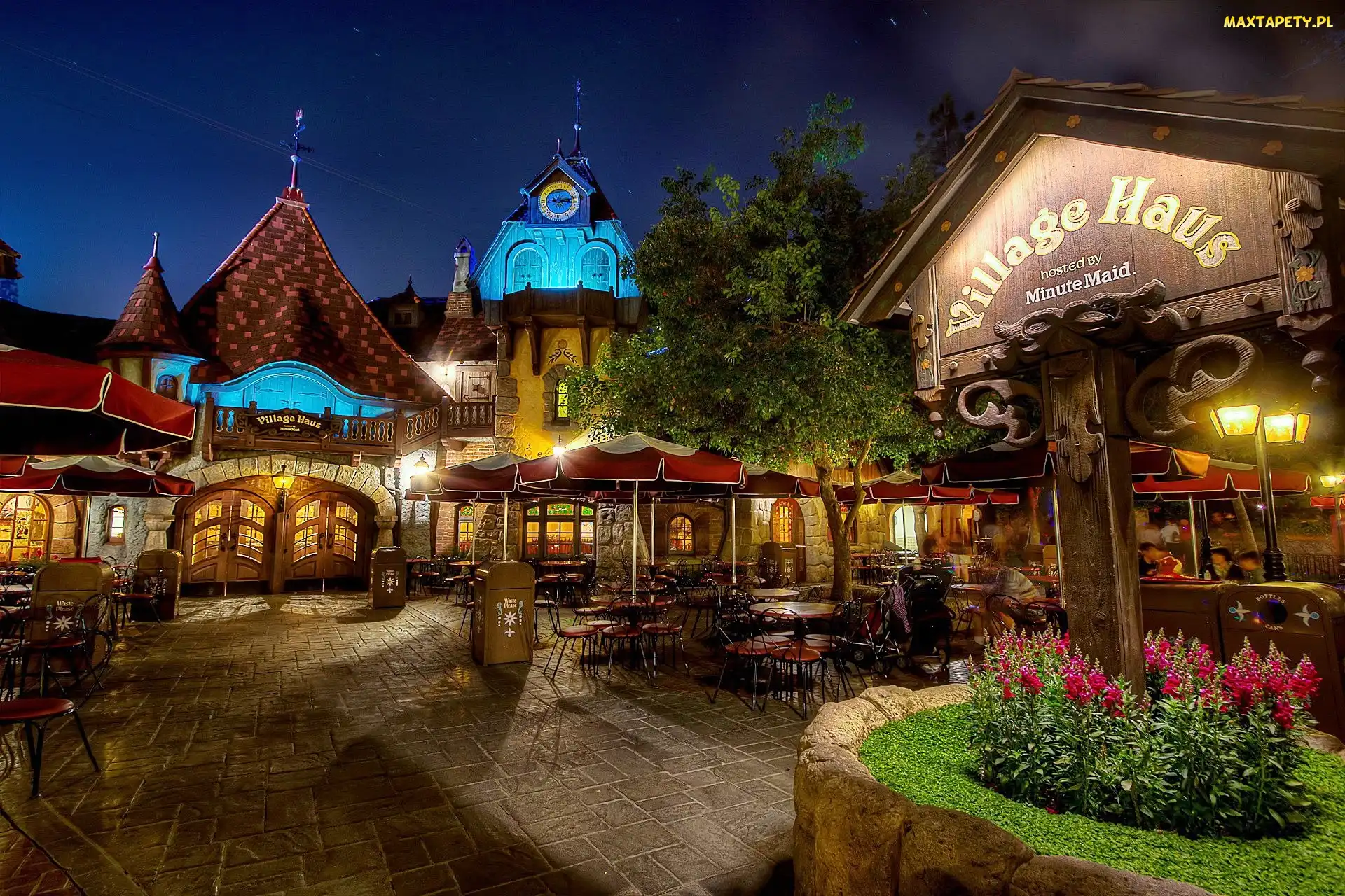 Kalifornia, Disneyland, Miasto, Restauracja