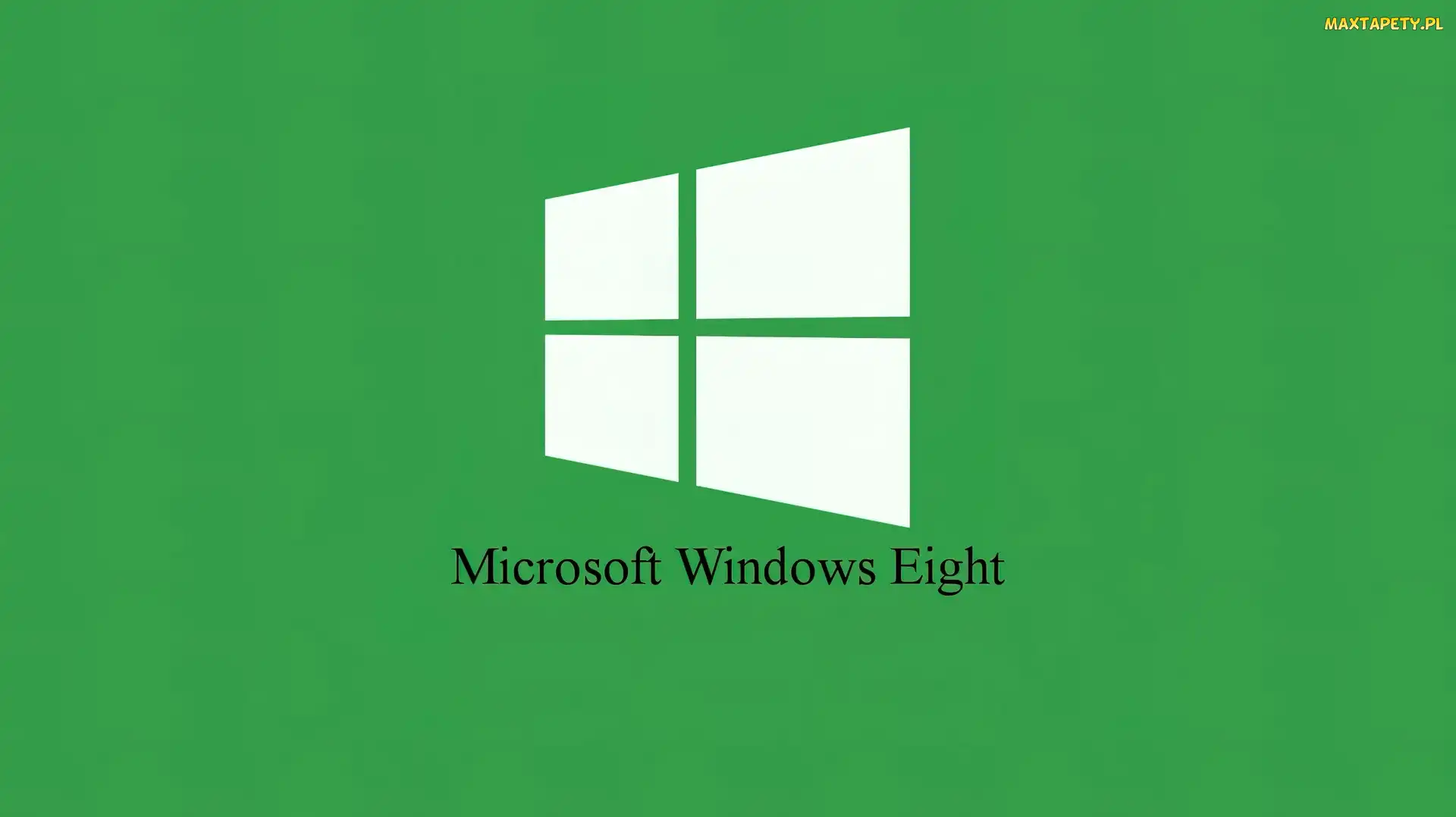 Logo, Eight, Zieleń, Microsoft Windows