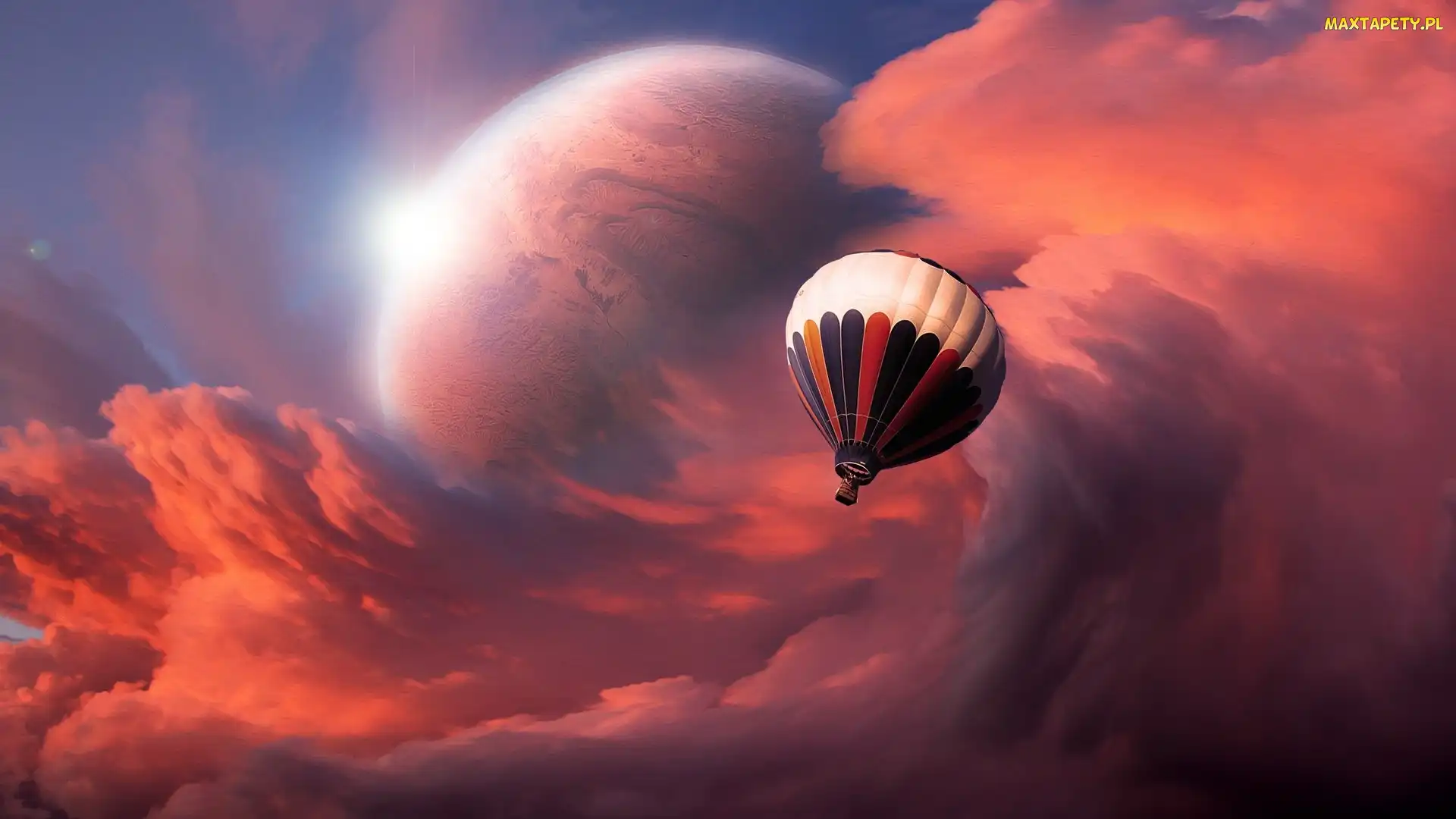 Chmury, Planeta, Balon