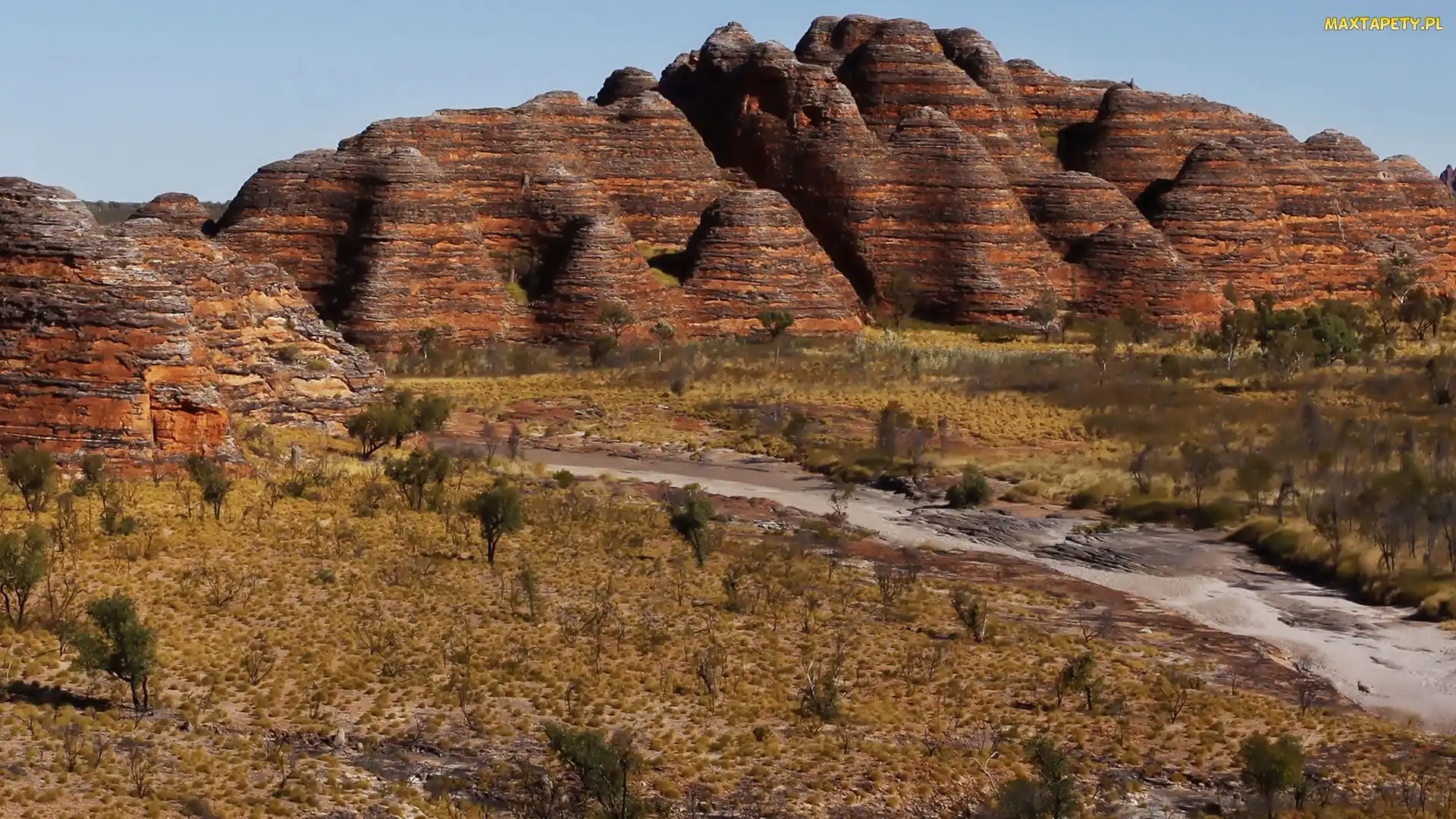 Purnululu, Narodowy, Góry, Australia, Rzeka, Park