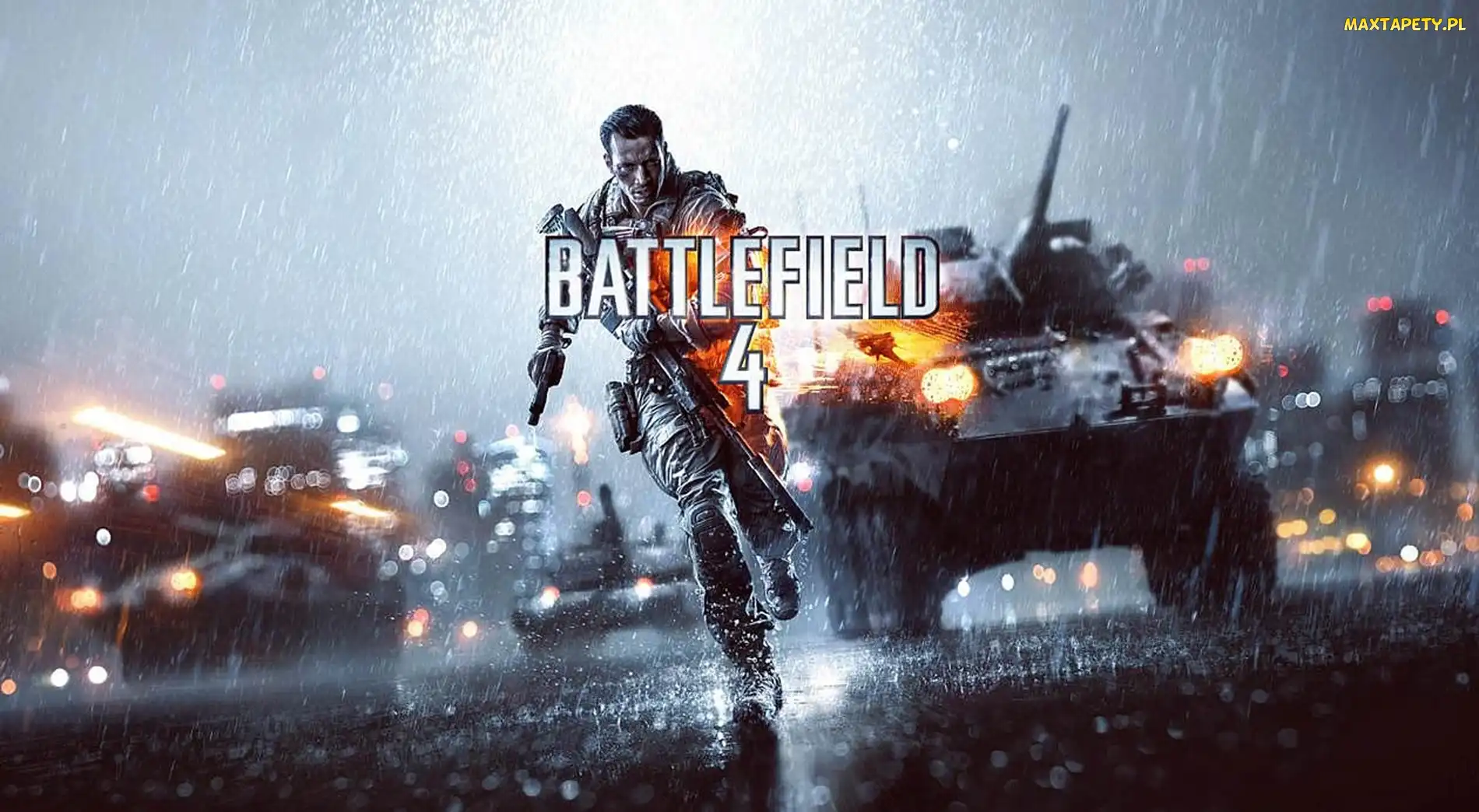 Battlefield 4, Broń, Pojazdy, Deszcz, Żołnierz