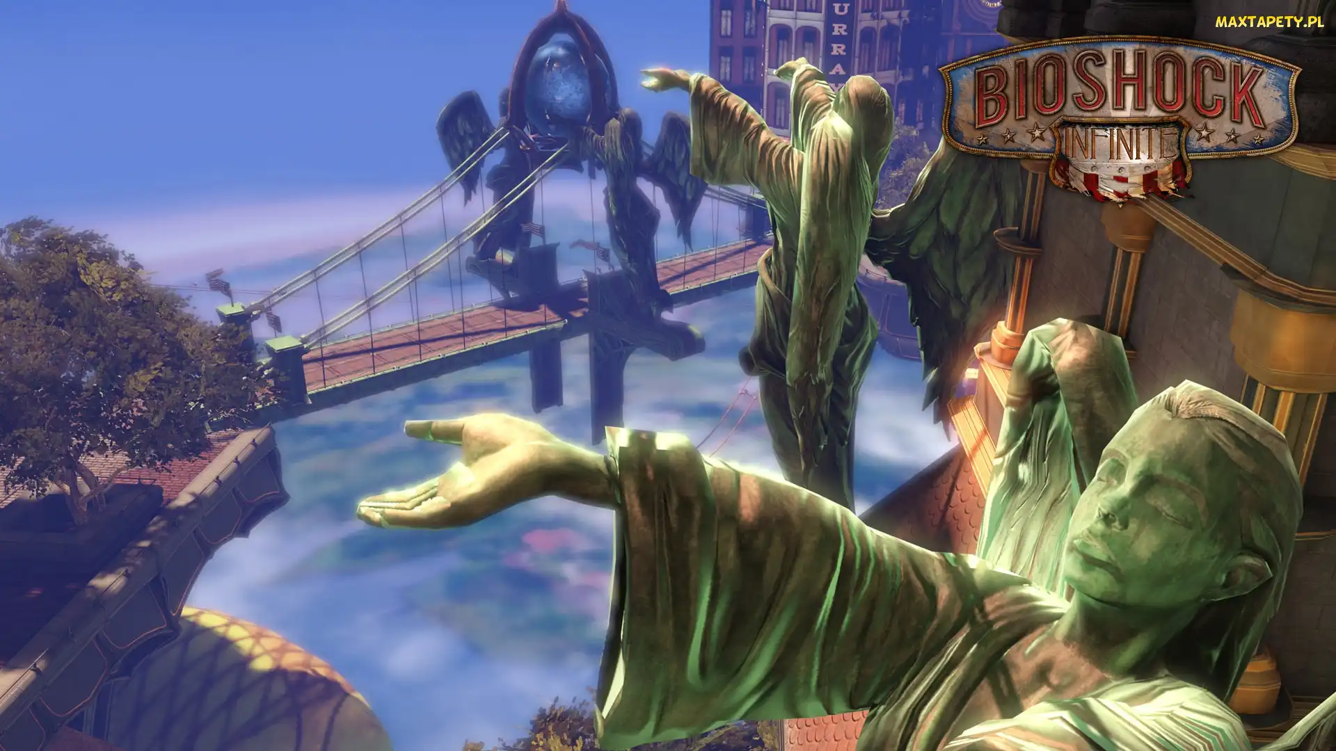 Aniołów, Posągi, Bioshock Infinite, Columbia