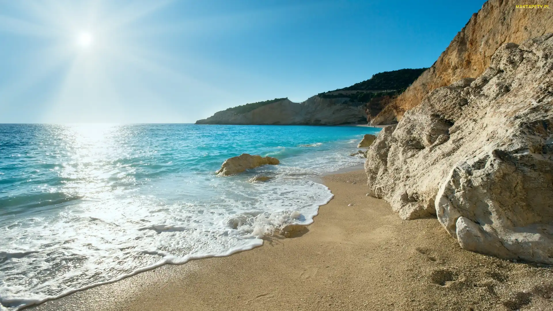 Plaża, Słońca, Promienie, Wybrzeże, Morze