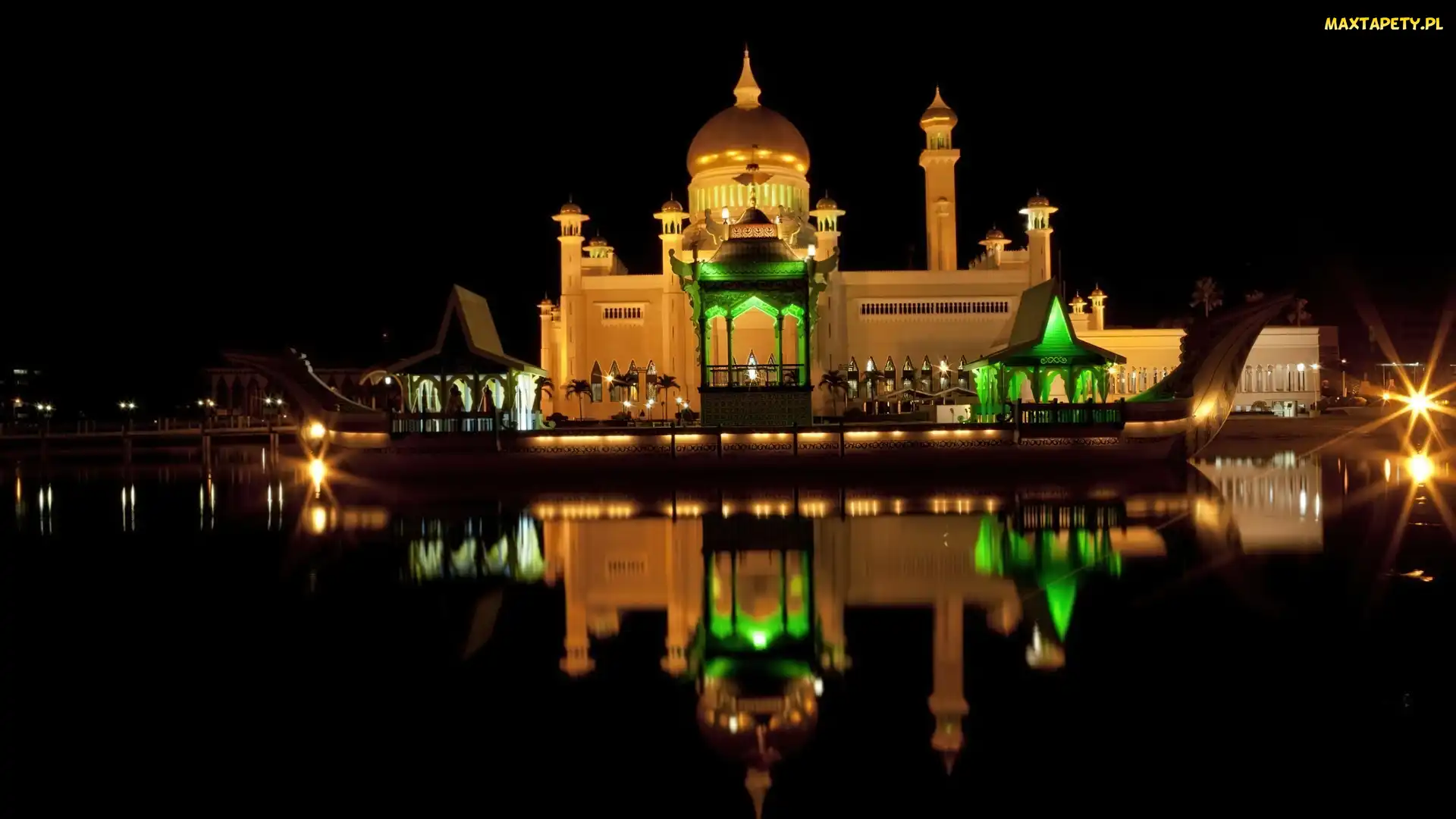 Królewska, Morze, Brunei, Łódź, Sułtana, Darussalam, Pałac