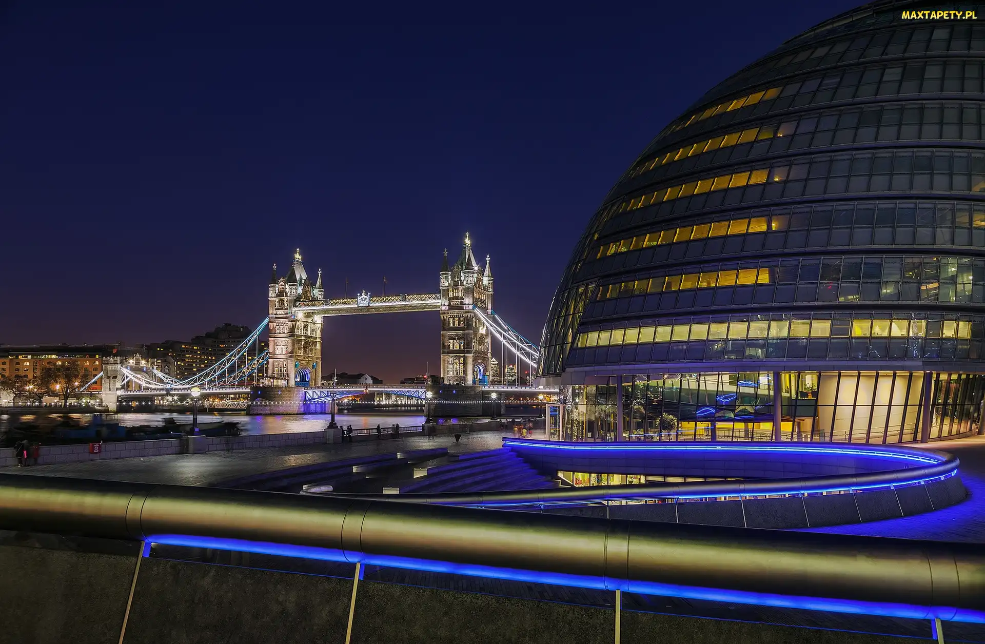Londyn, Budowla, Most, Tower Bridge