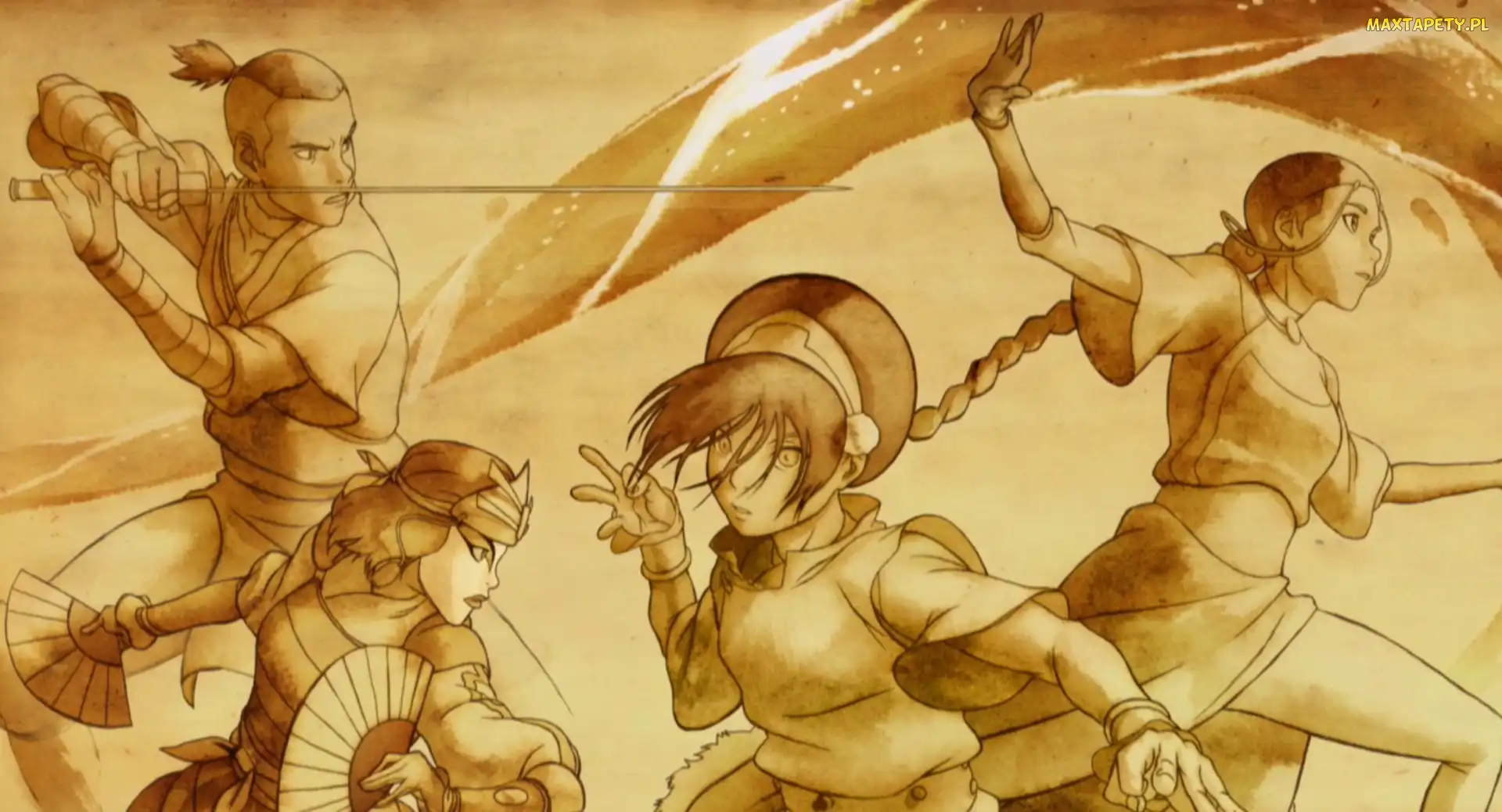 Avatar Legenda Korry, Postacie, Serial