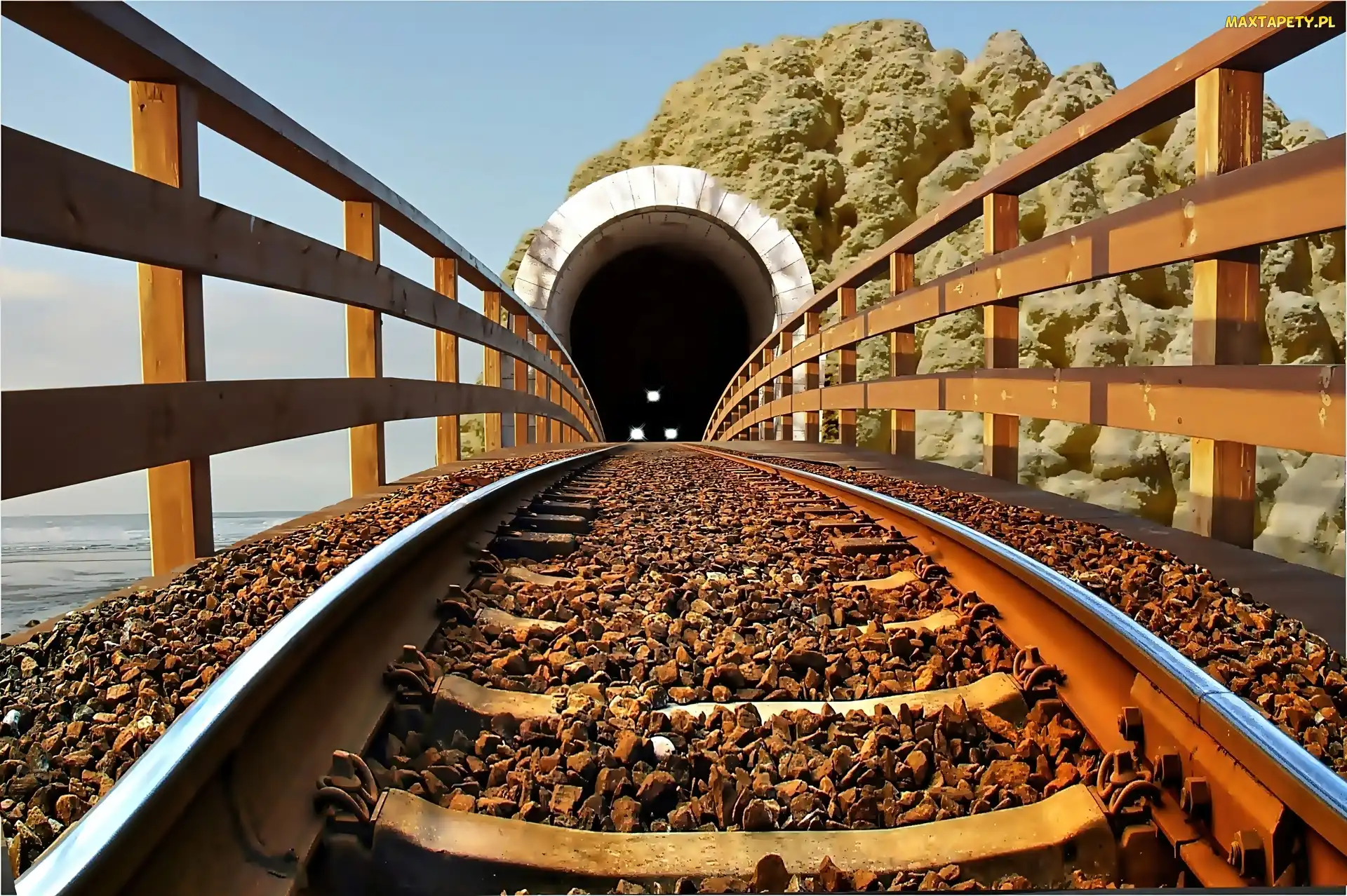 Góra, Tory, Most, Tunel