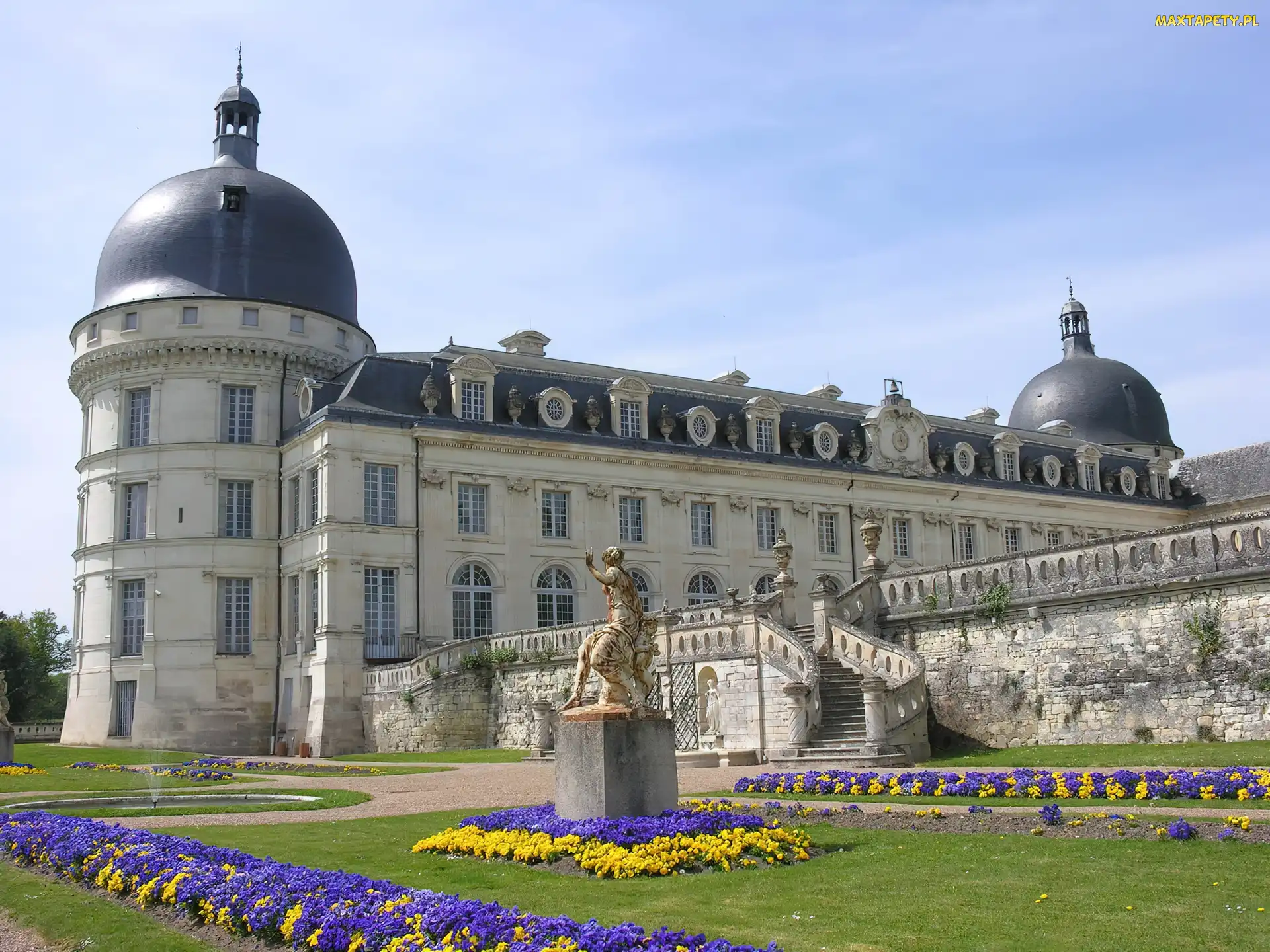 Château de Valençay, Francja, Zamek w Valençay, Ogród
