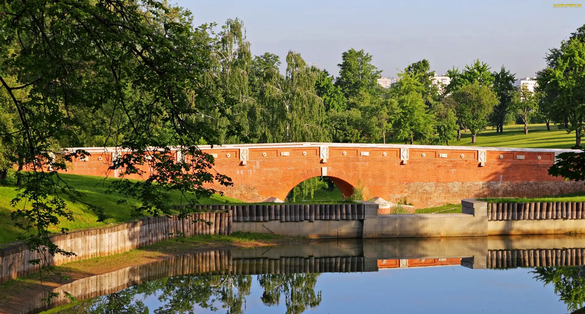 Park, Most, Kamienny, Jezioro, Carycyno