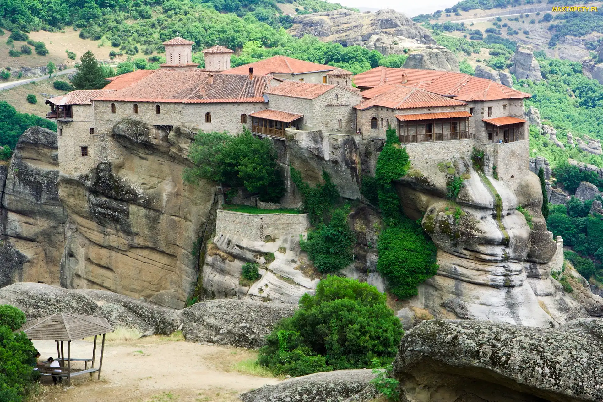 Klasztor, Meteora, Skała