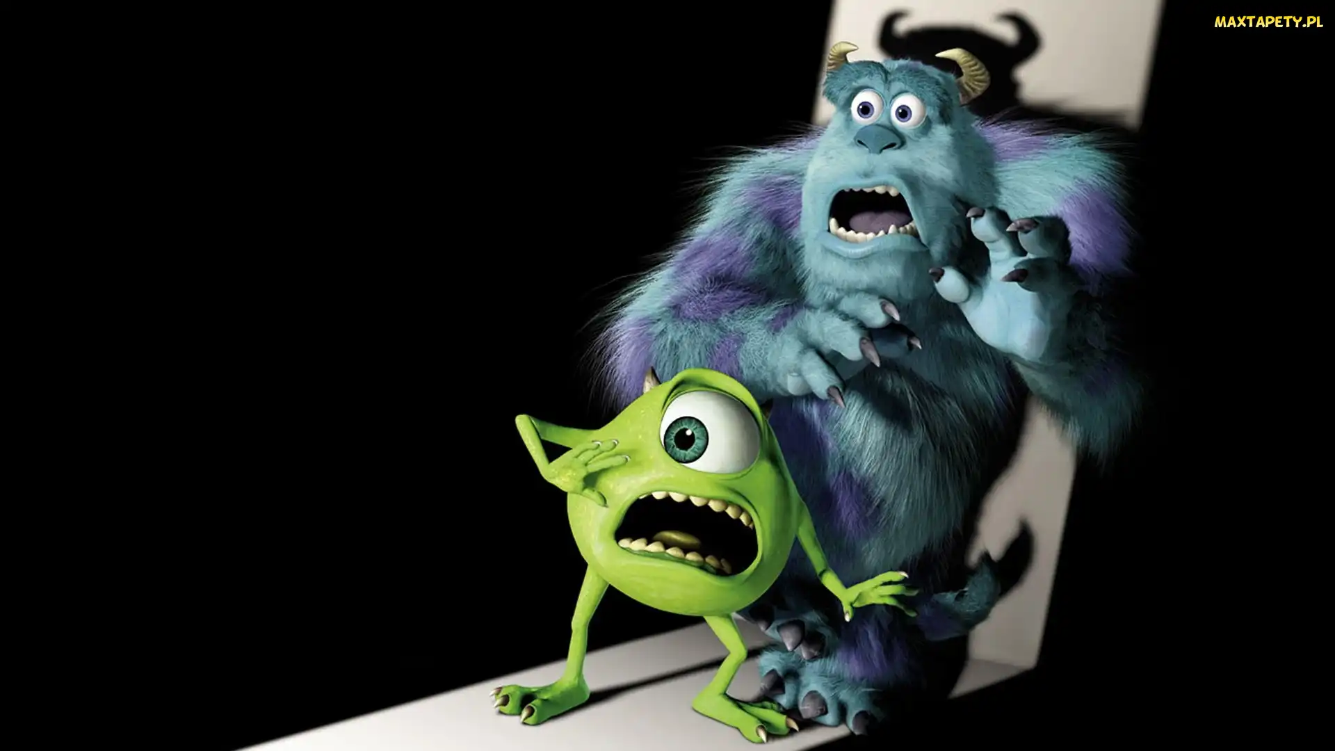 Monsters Inc, Strach, James P. Sullivan, Mike Wazowski, Potwory i spółka