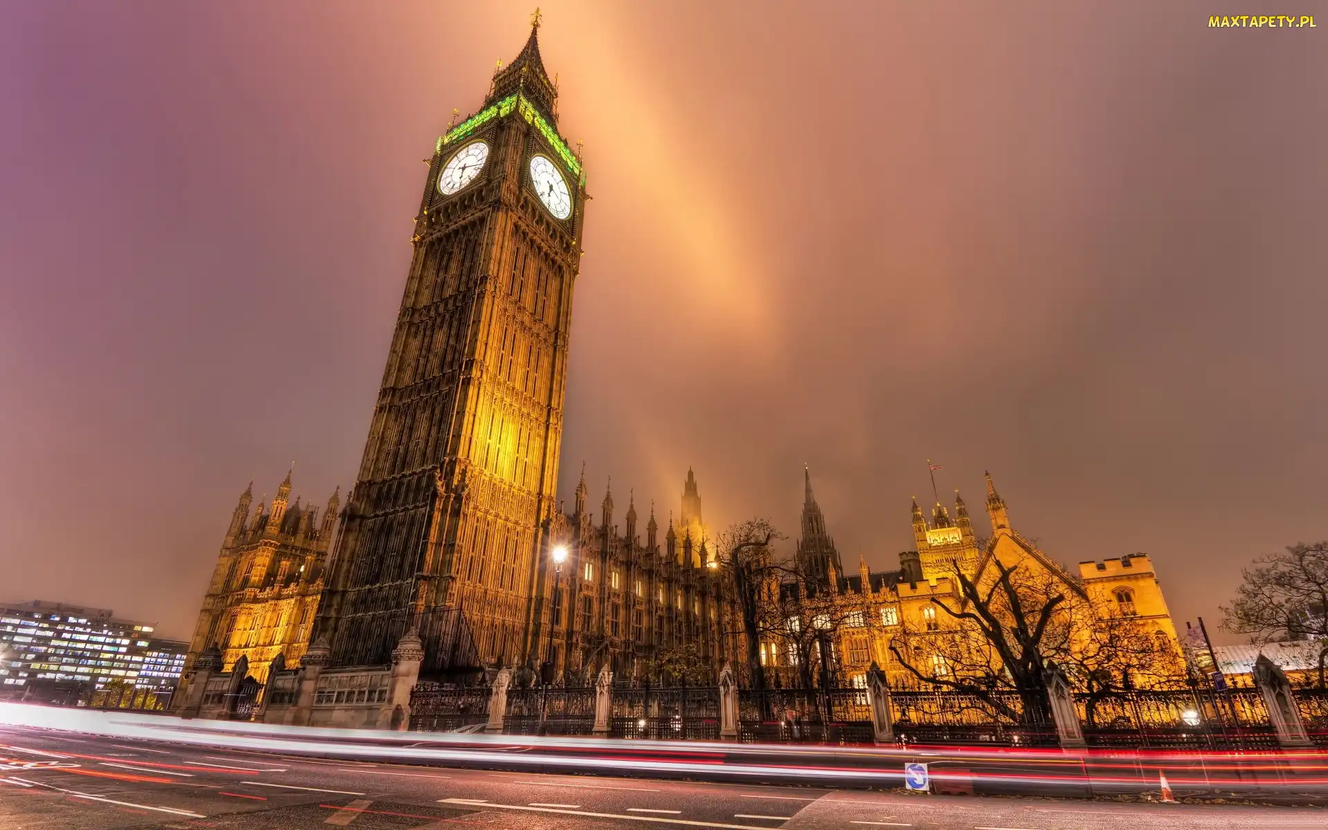 Big Ben, Noc, Anglia, Londyn