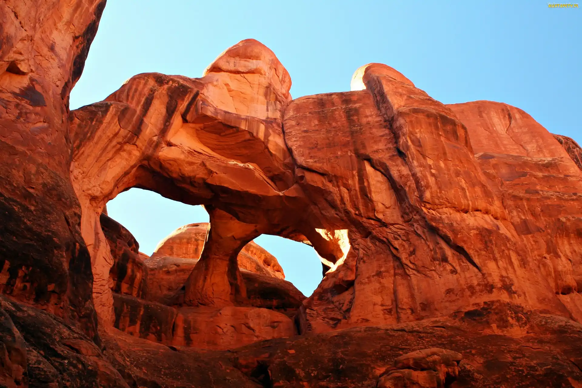 Skały, Park Narodowy Arches, Stany Zjednoczone, Utah