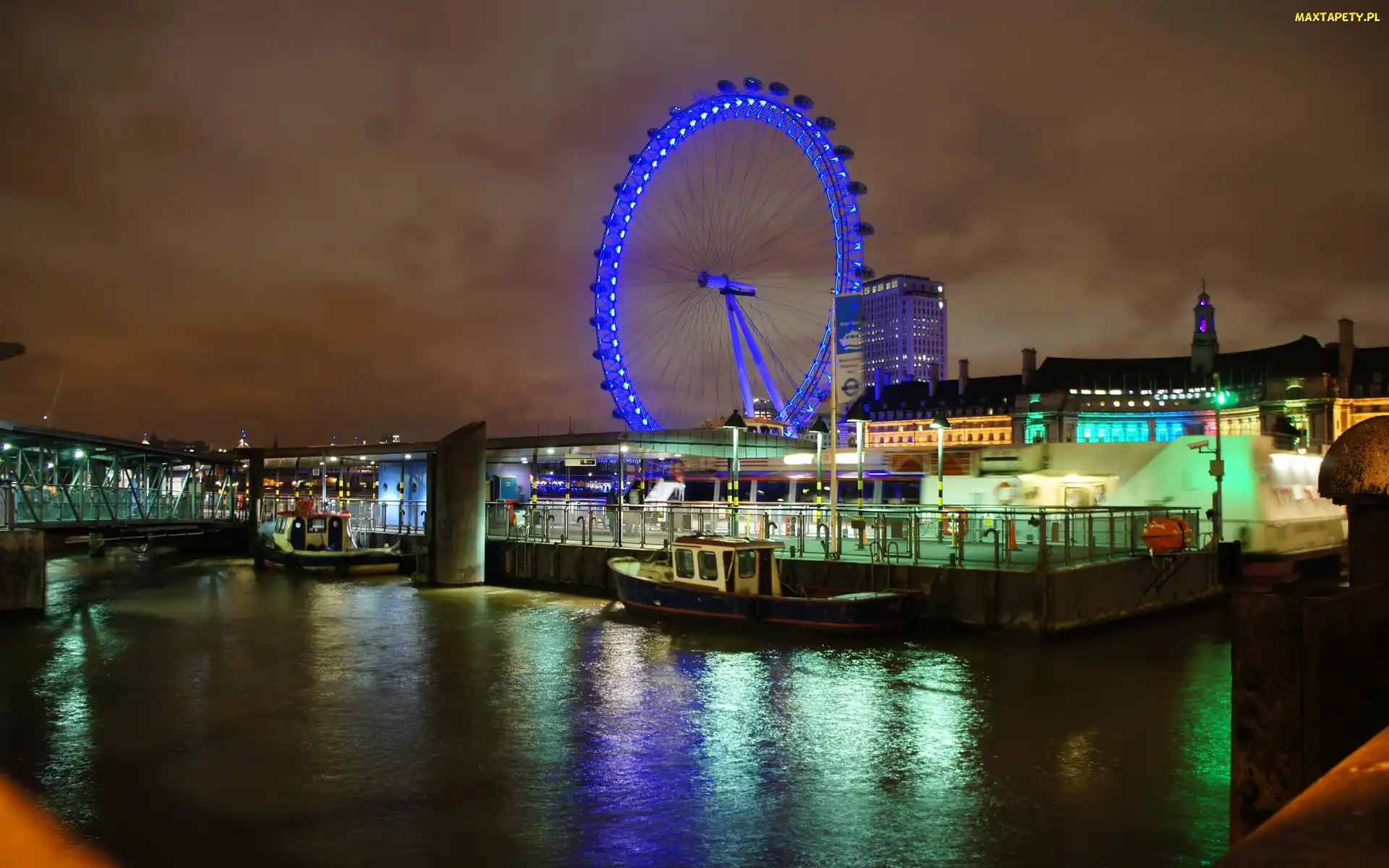 Londyn, Panorama, london Eye