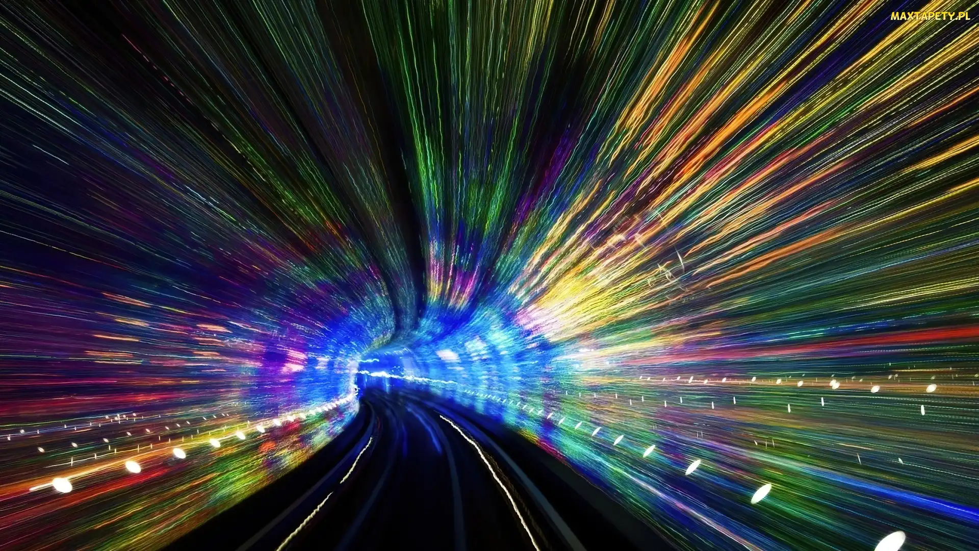 Światła, Tunel, Abstrakcja