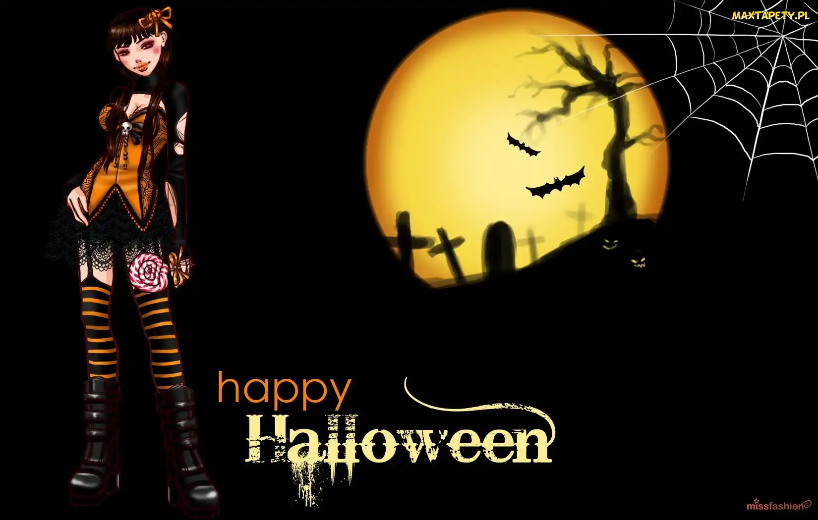 Hallowen, MissFashion, Gra, Internetowa