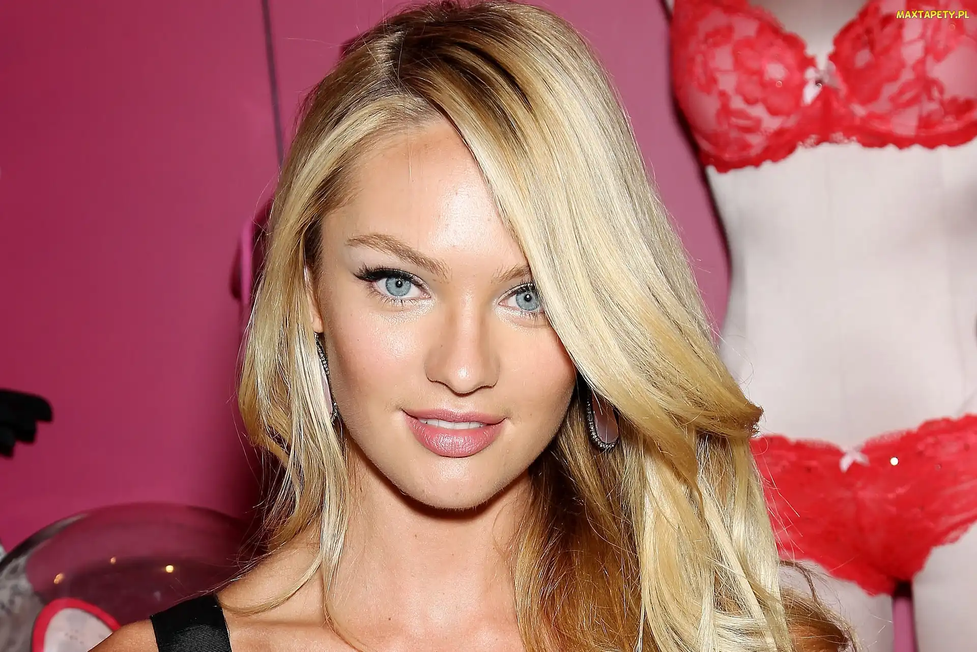 Uśmiech, Oczy, Candice Swanepoel, Błękitne