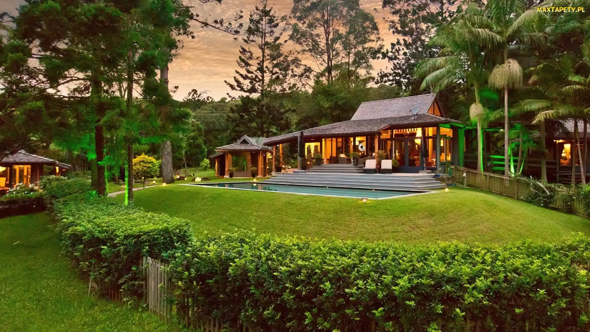 Ogrody, Australia, Luksus, Zieleń, Hotel
