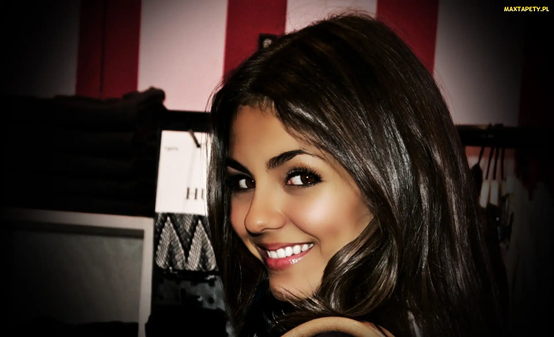 Piękny, Victoria Justice, Makijaż, Uśmiech, Dziewczyna