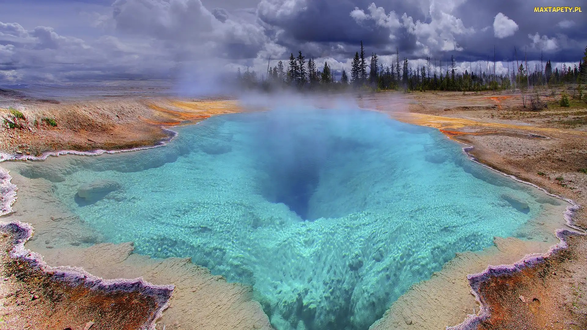 Park Narodowy Yellowstone, Gorące źródło, Stany Zjednoczone