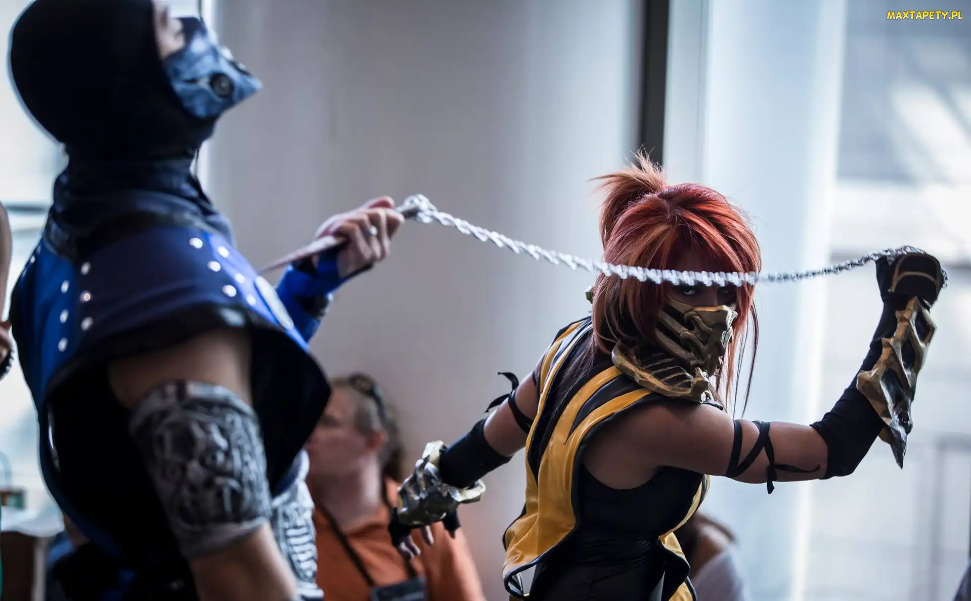 Mortal Kombat, Cosplay, Sub-Zero, Scorpion