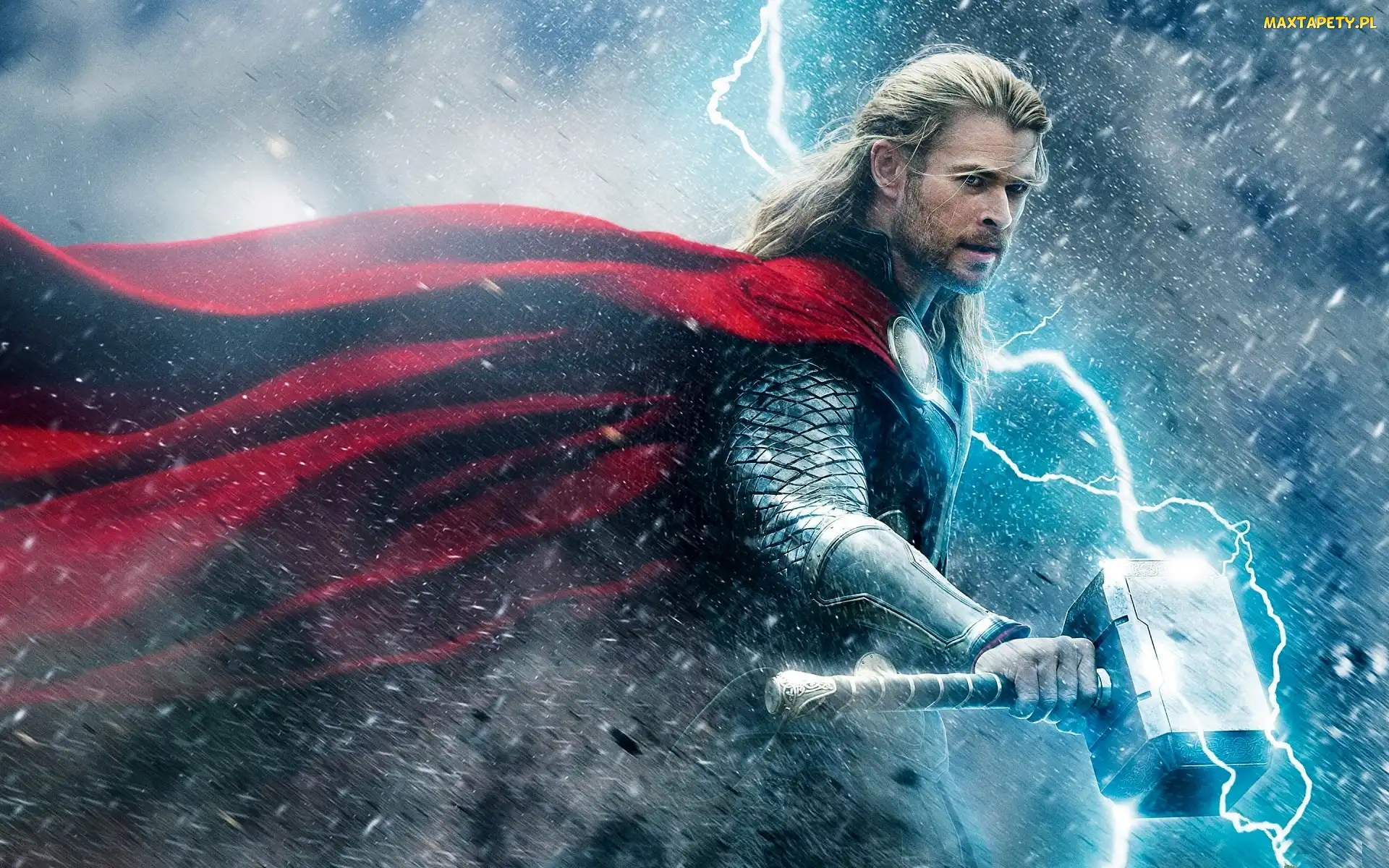 Thor, Piorun, Chris Hemsworth, Mroczny Świat