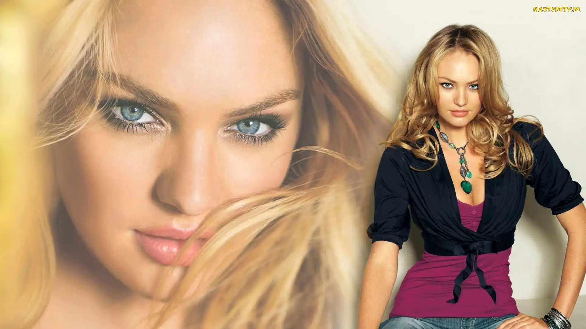 Blondynka, Spojrzenie, Candice Swanepoel