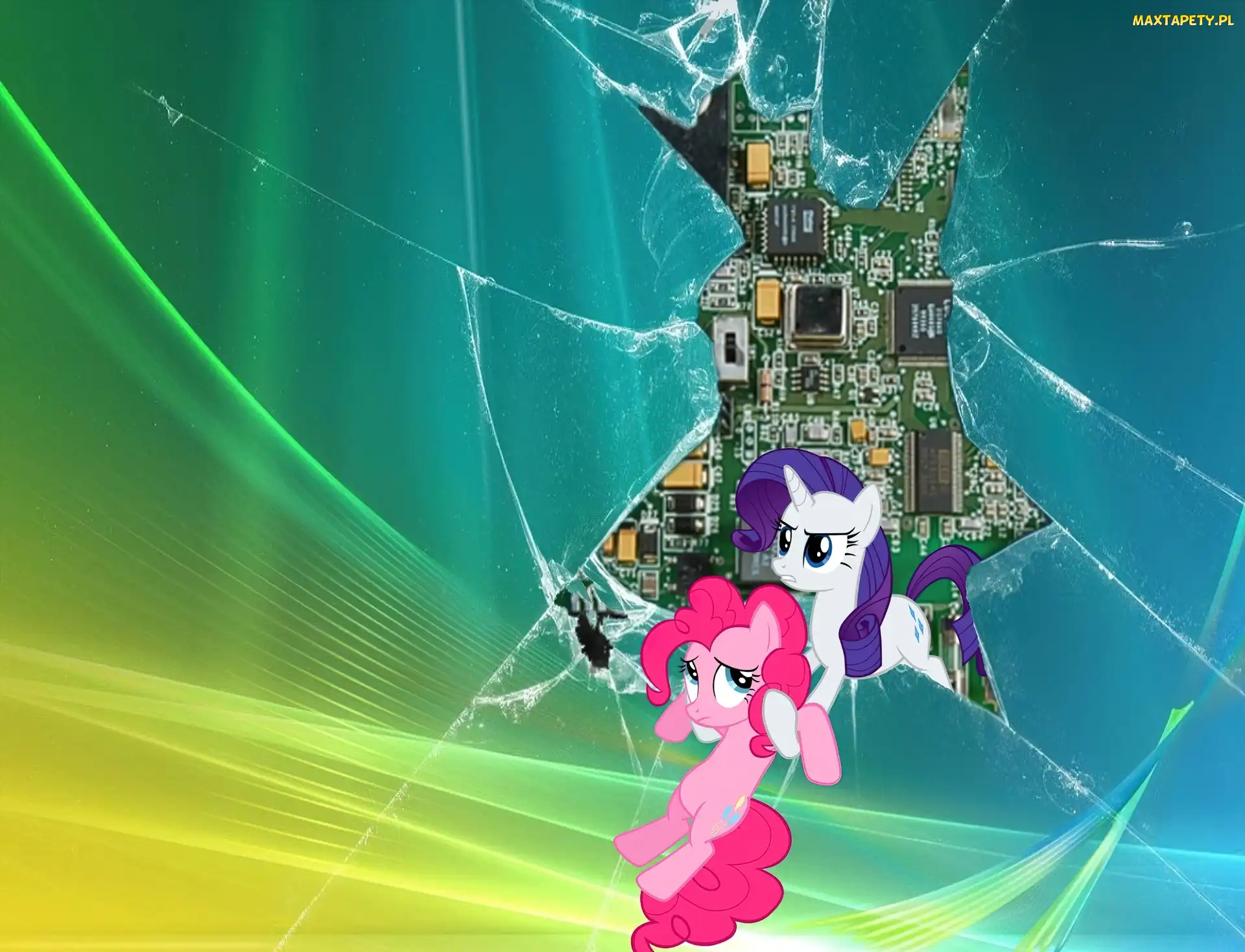 Pęknięty, Ekran, My Little Pony