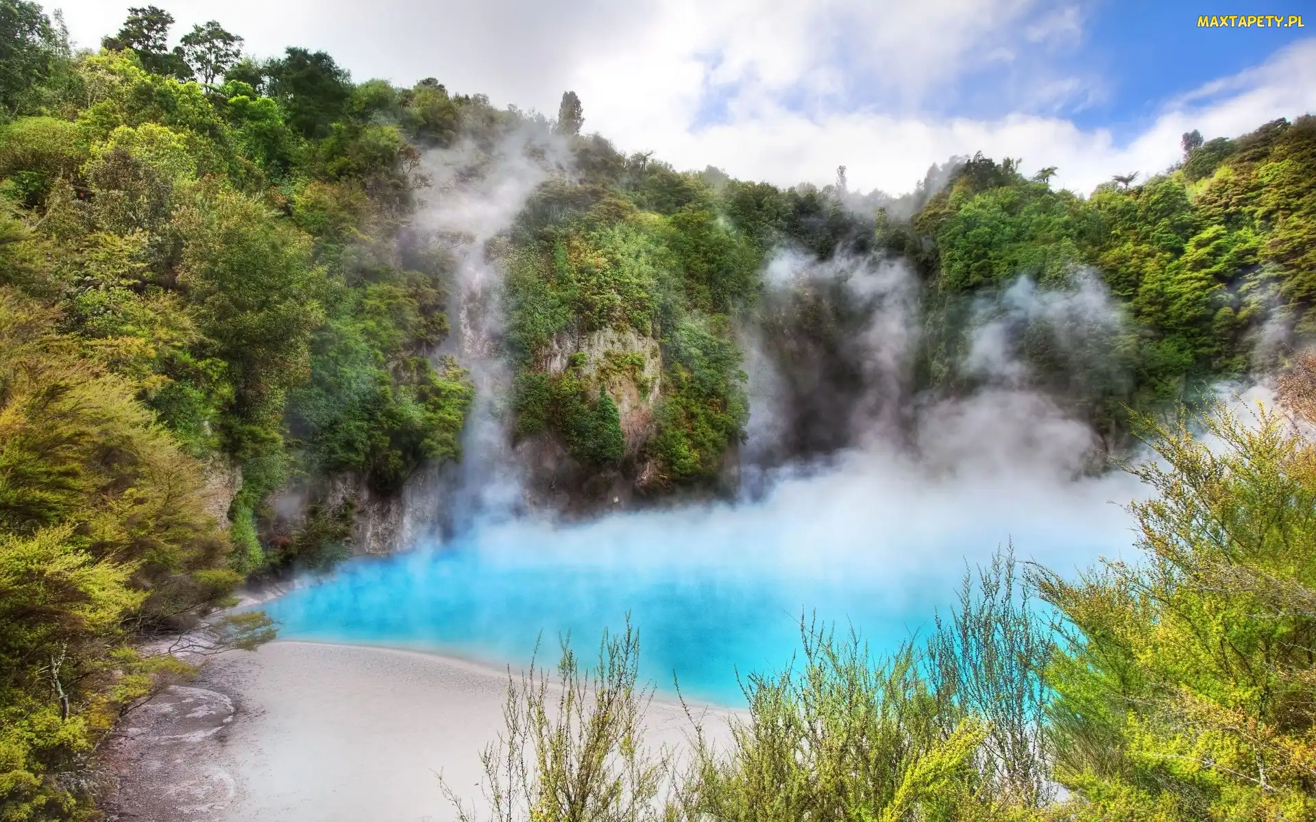 Para, Jezioro, Nowa Zelandia, Waimangu Volcanic Valley