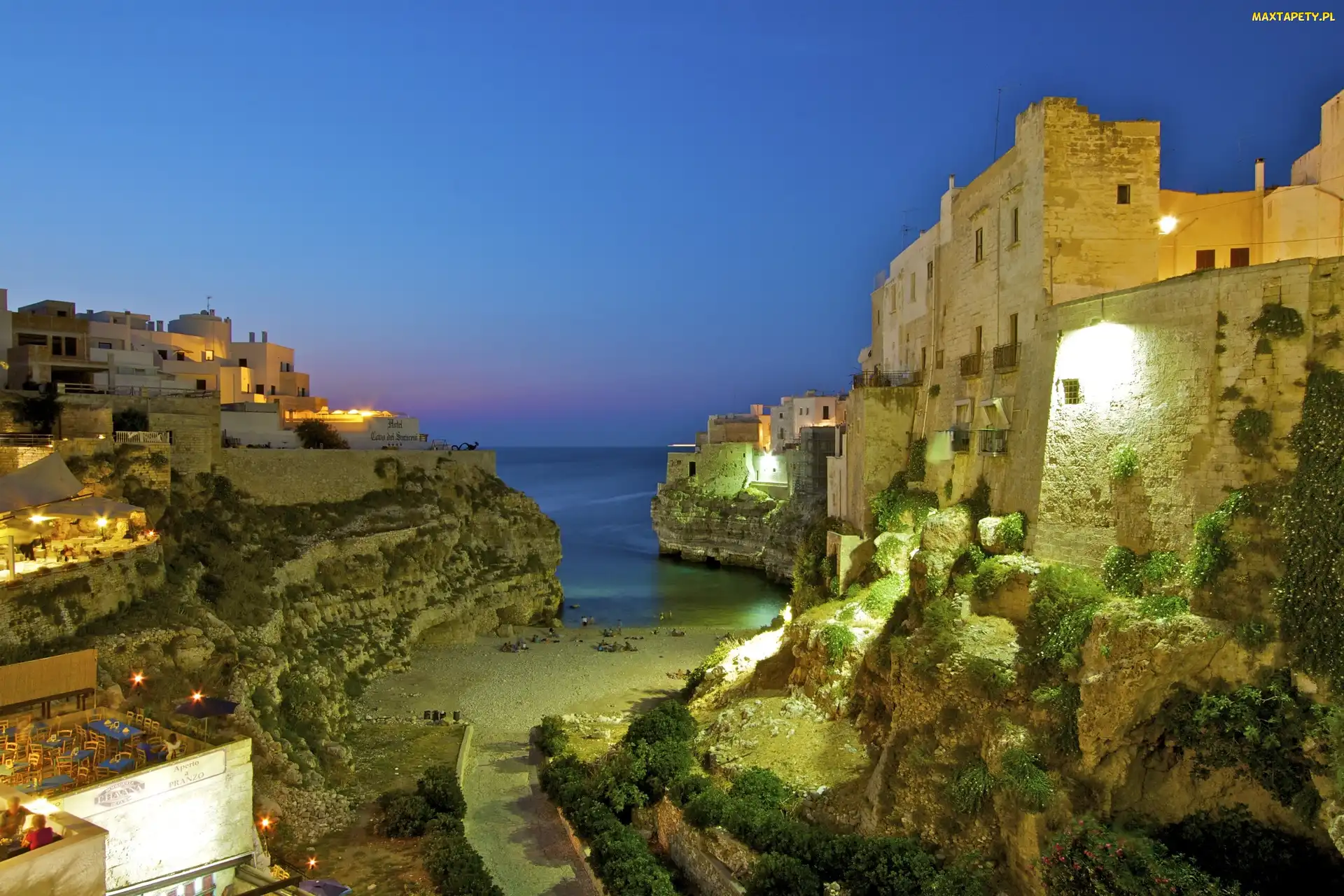 Włochy, Morze, Polignano a Mare, Miasto