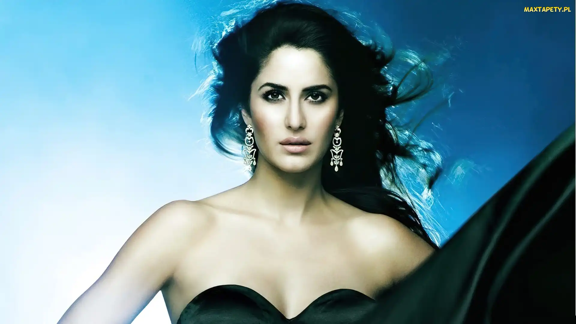 Brunetka, Kolczyki, Katrina Kaif