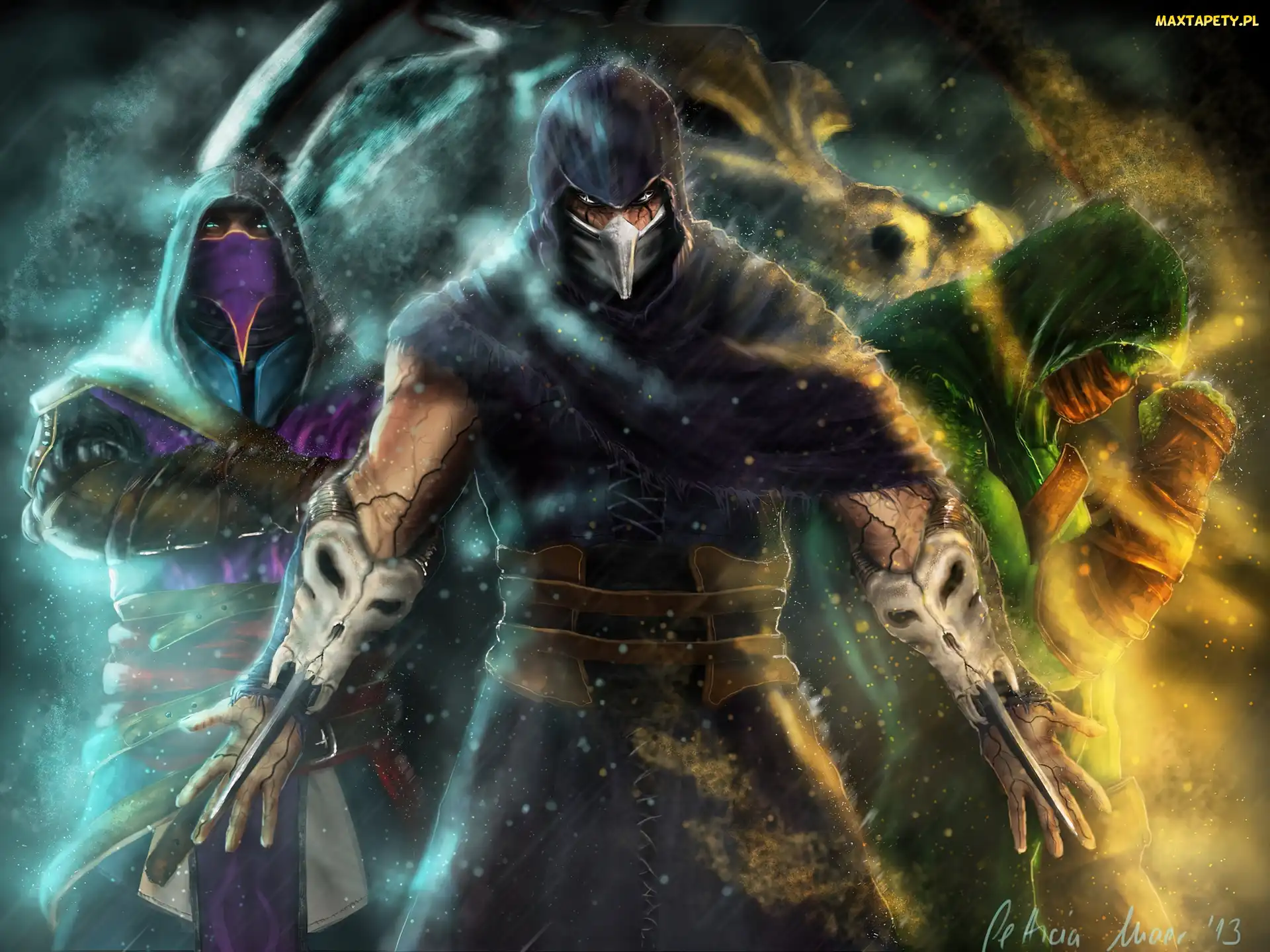 Rain, Letticia Maer, Reptile, Noob Saibot, Mortal Kombat
