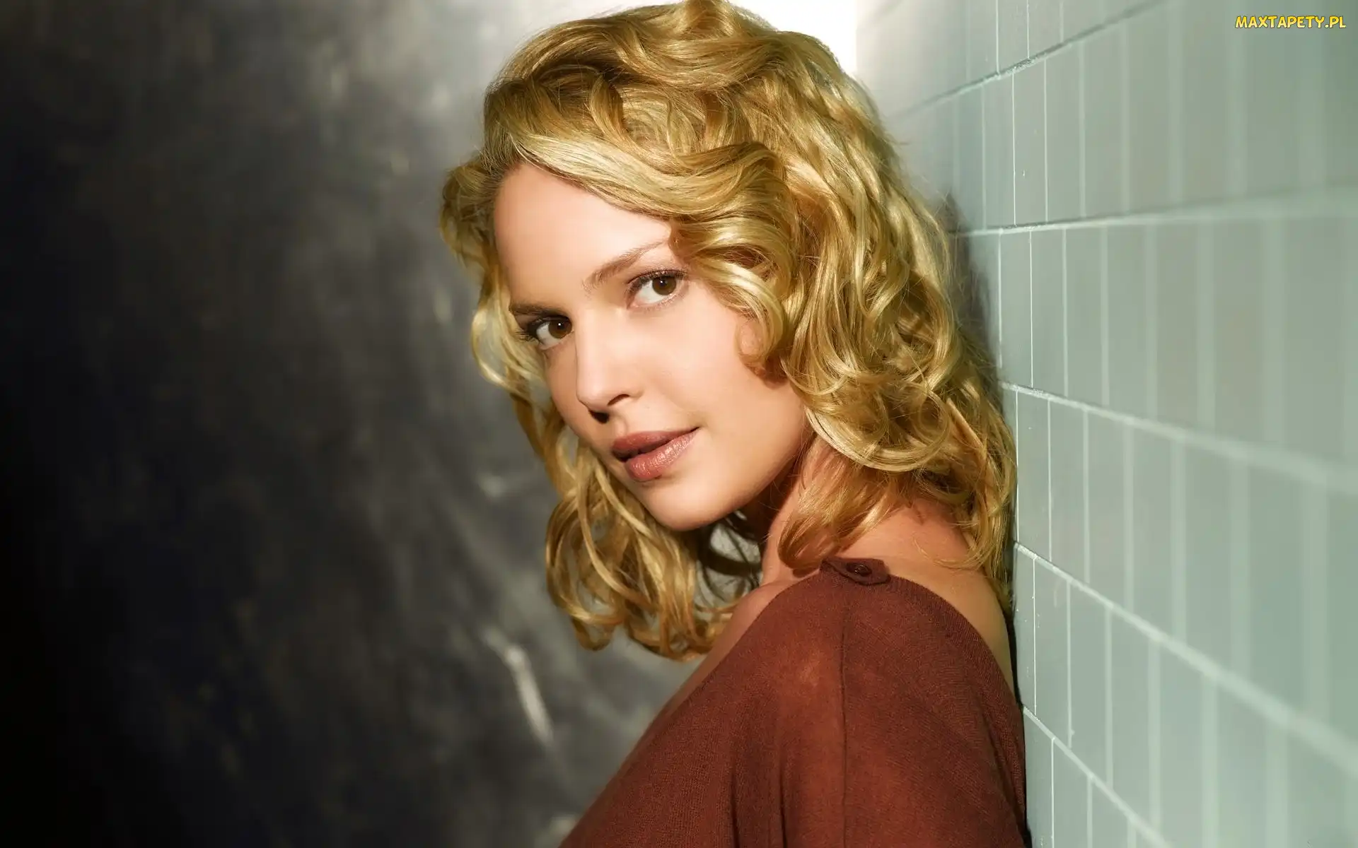 Ściana, Blondynka, Katherine, Heigl