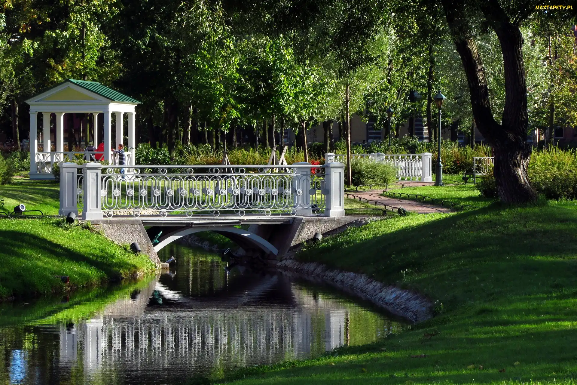 Mostek, Altana, Park, Rzeczka