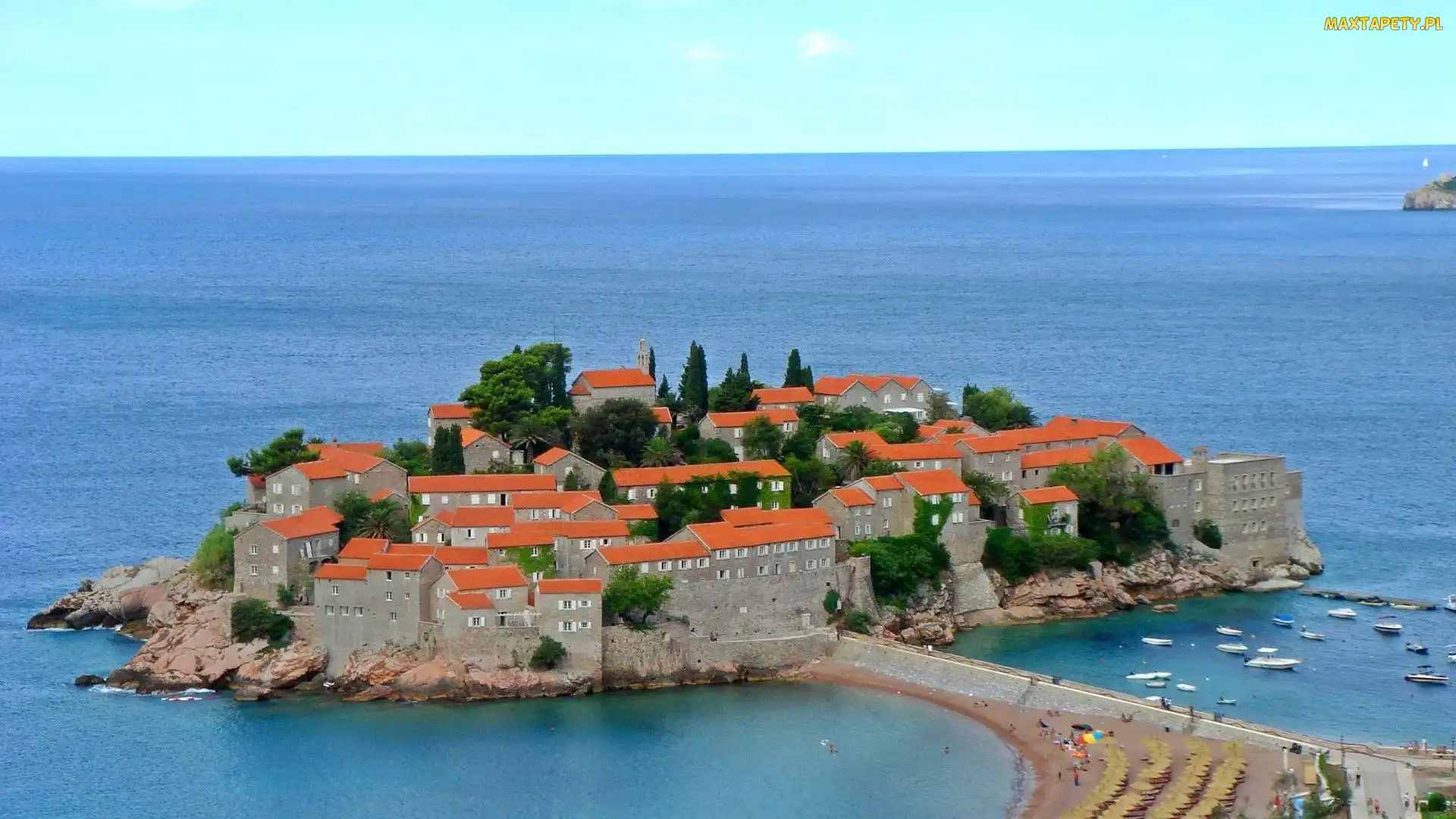 Sveti Stefan, Czarnogóra, Gmina Budva, Domy