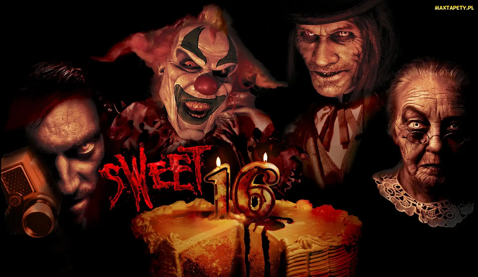 Horror, Clown, Mroczne, Urodziny