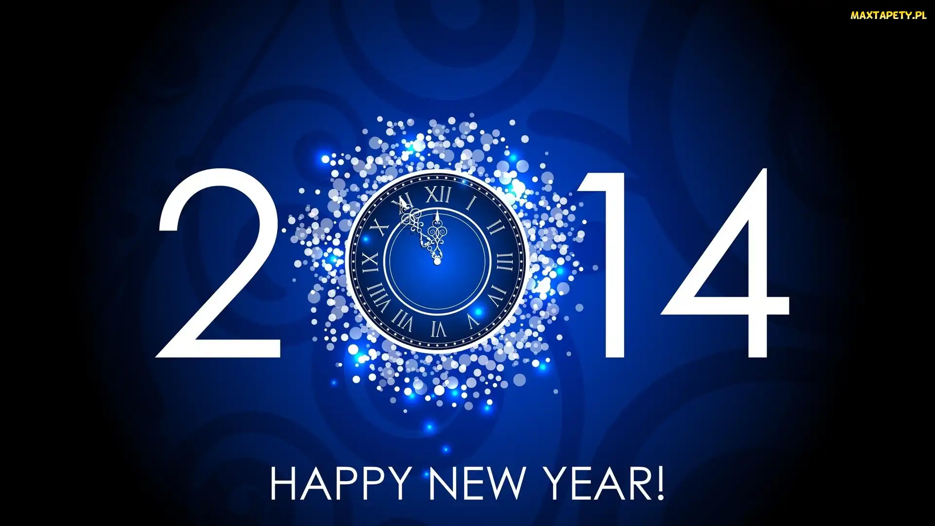 2014, Nowy Rok, Zegar