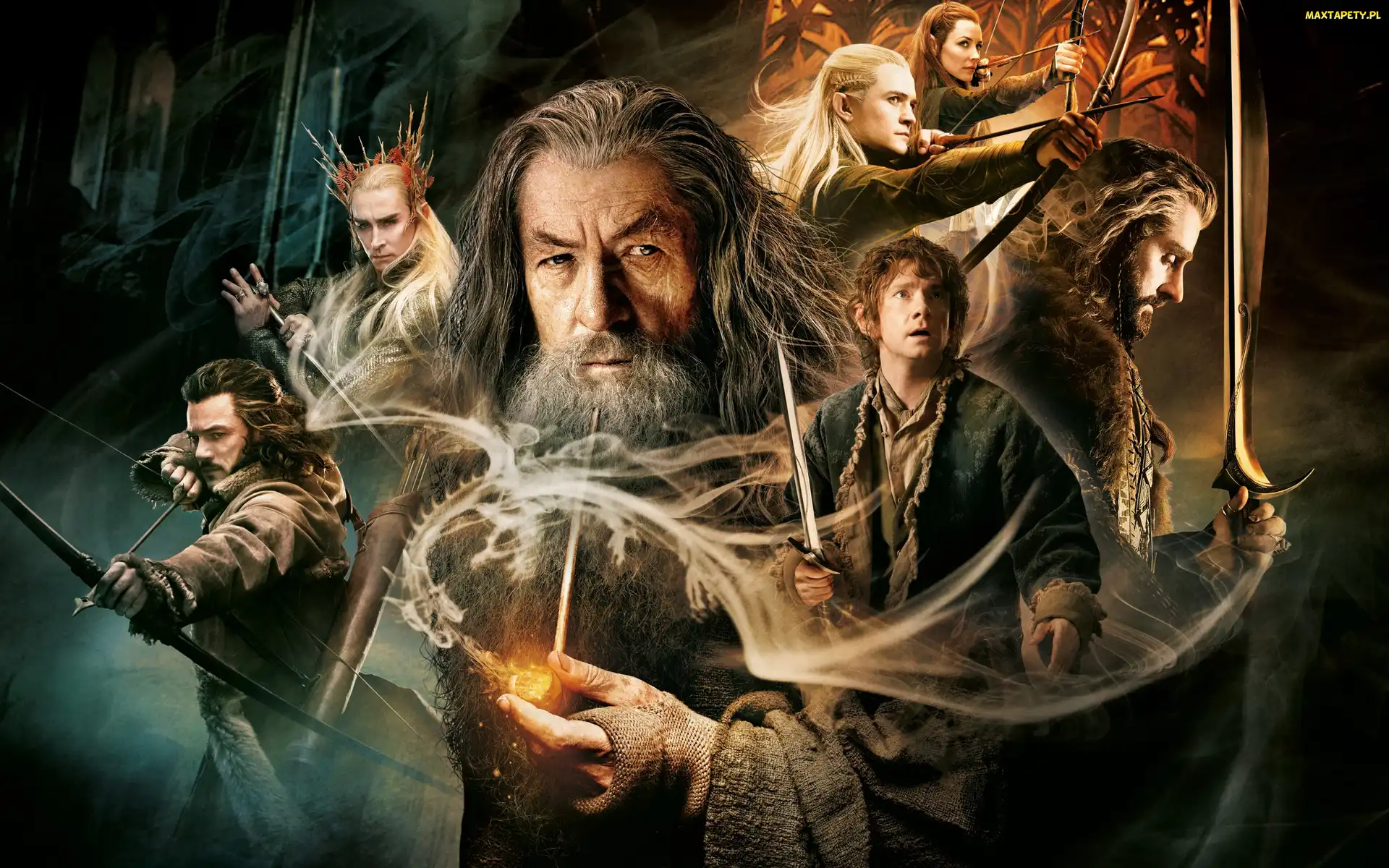 Miecze, Łuk, Hobbit 2, Postacie